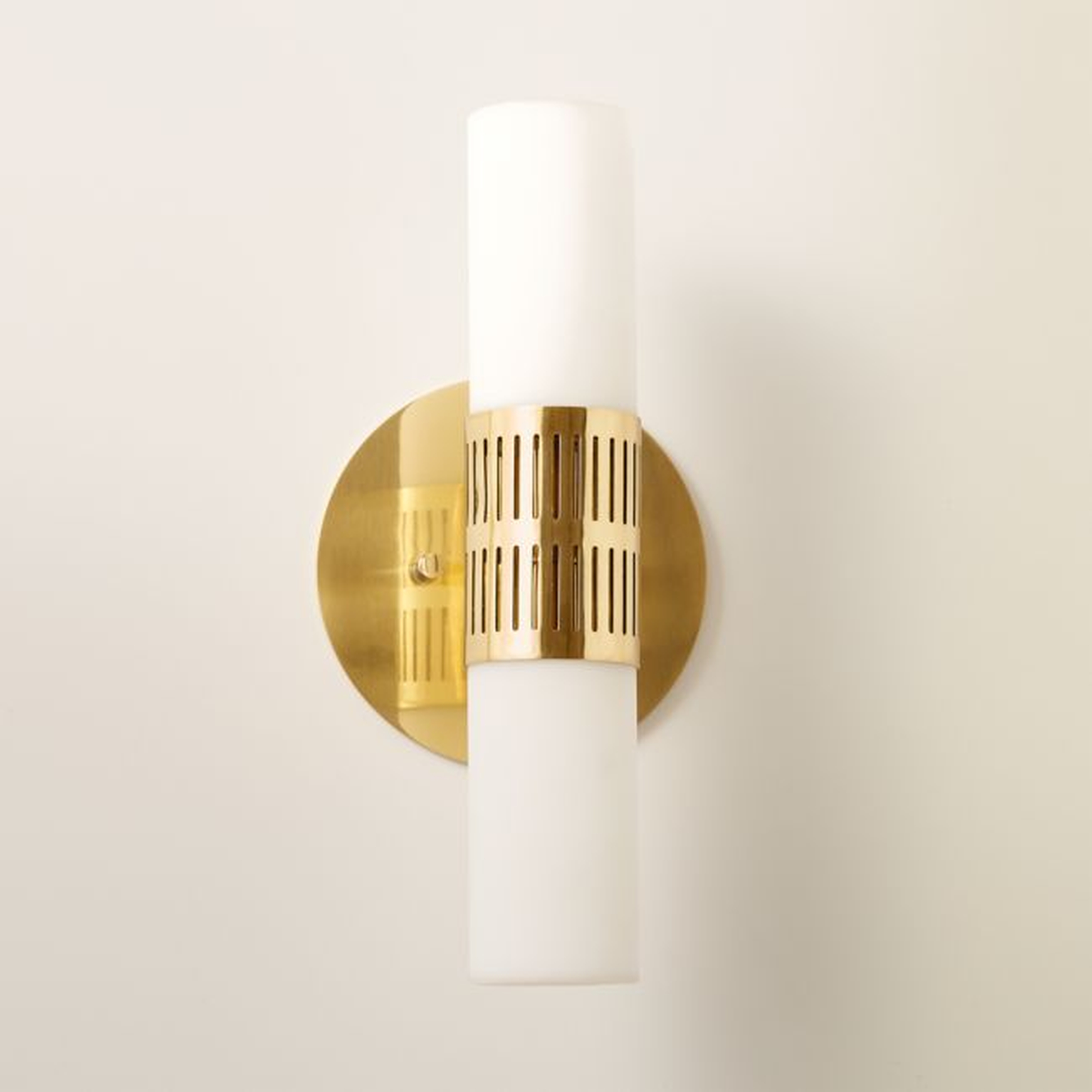 Figaro Polished Brass Wall Sconce - CB2