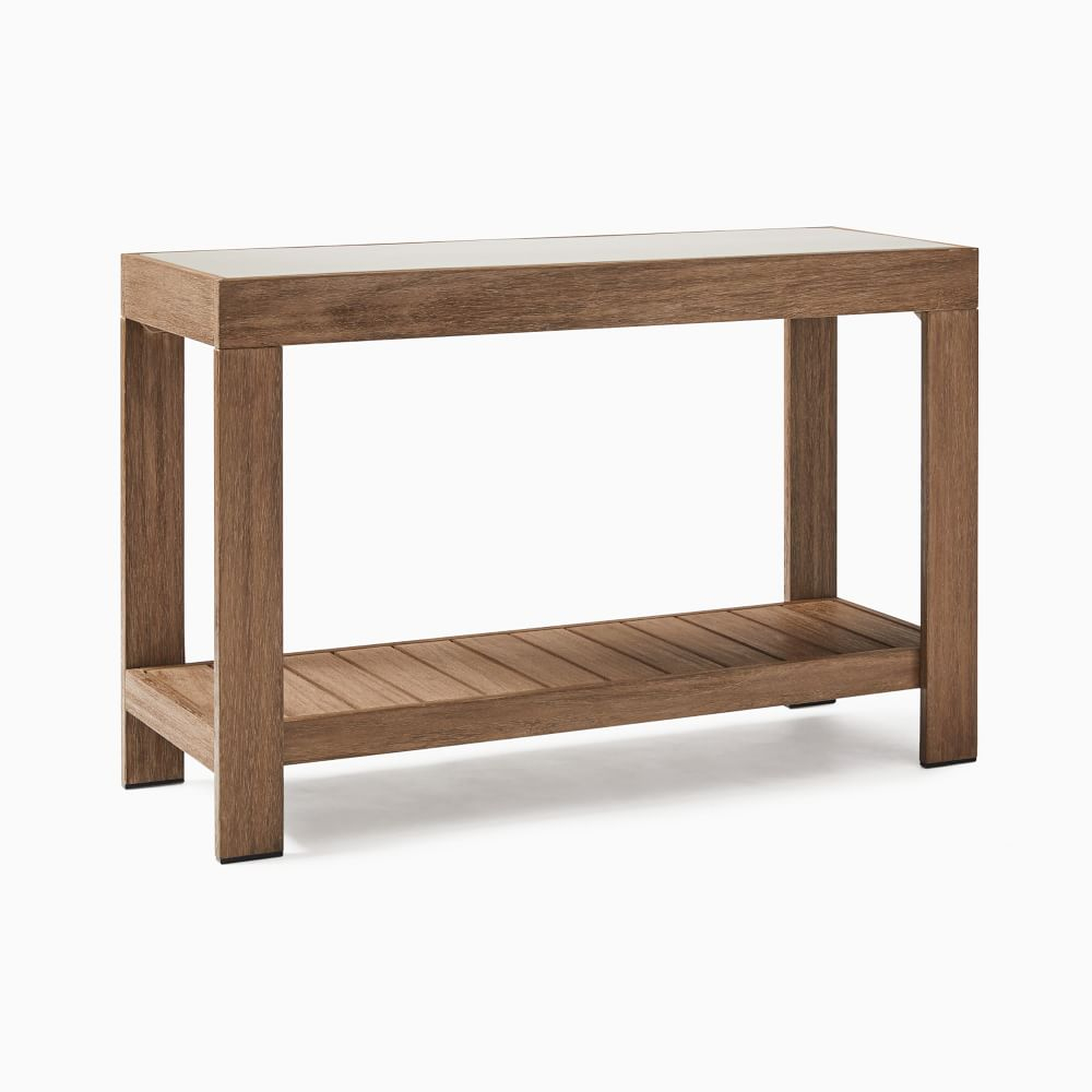 Portside Outdoor 47 in Console, Driftwood - West Elm