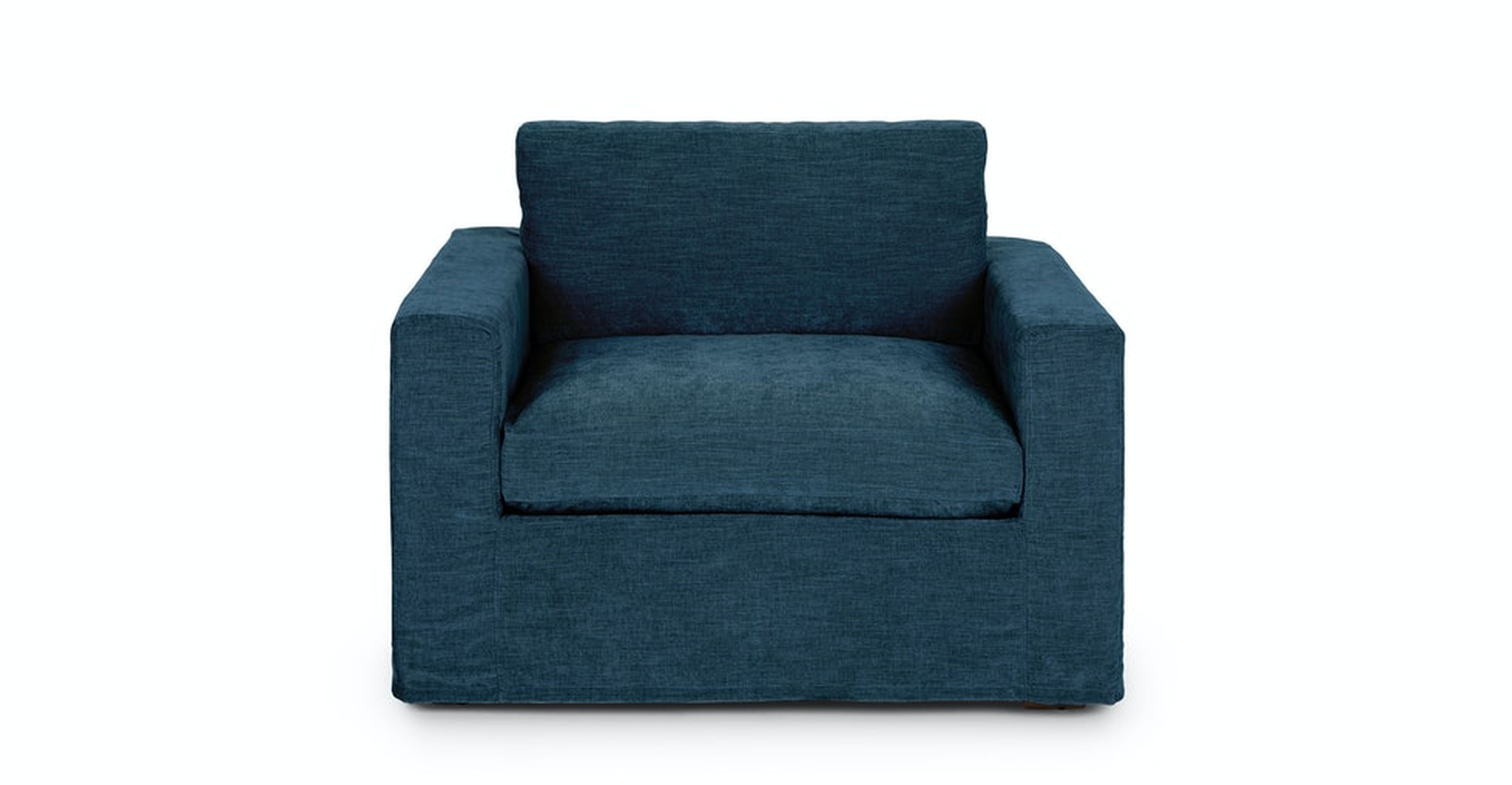 Alzey Slipcover Lounge Chair, Dash Blue - Article