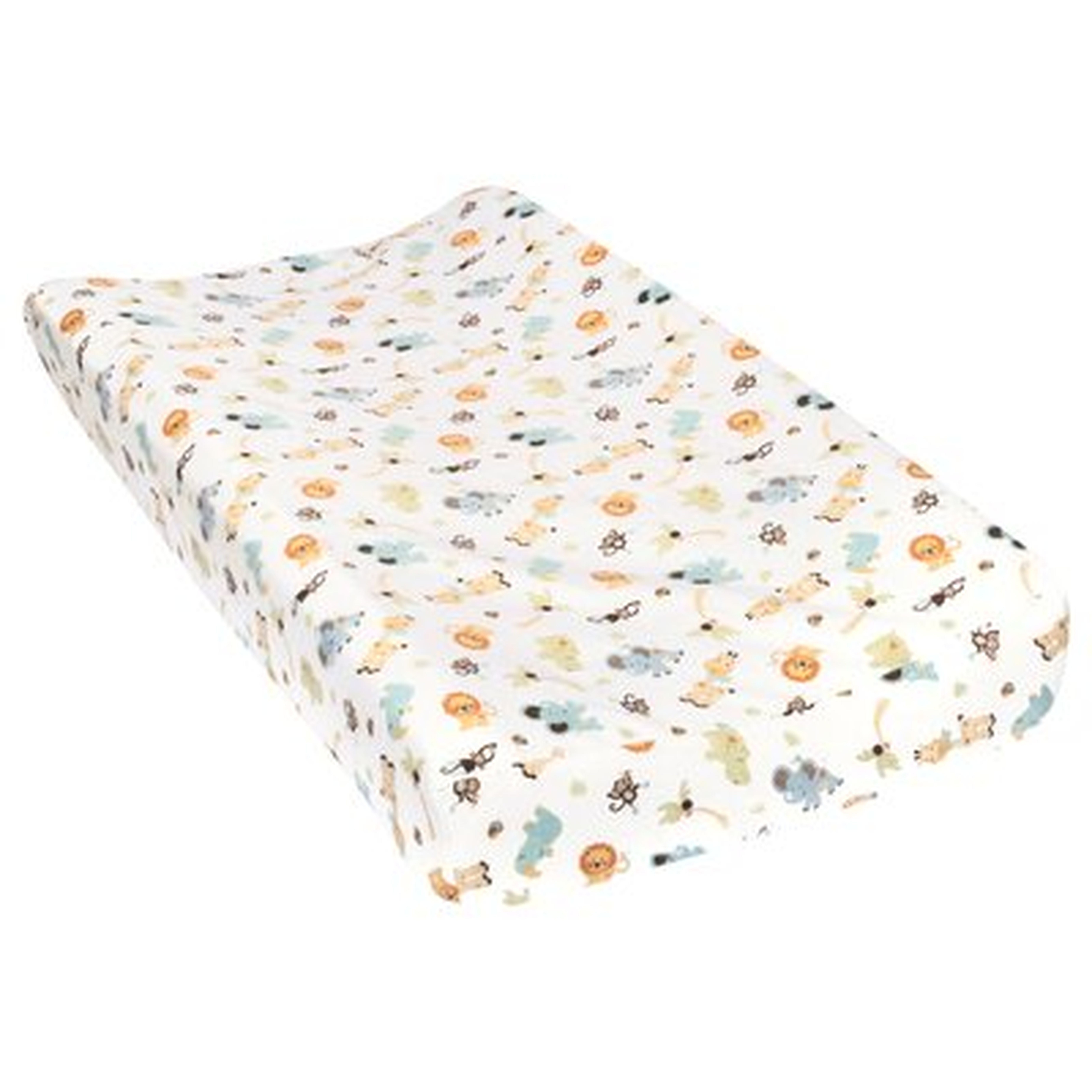 Treadwell Jungle Friends Deluxe Flannel Changing Pad Cover - Wayfair