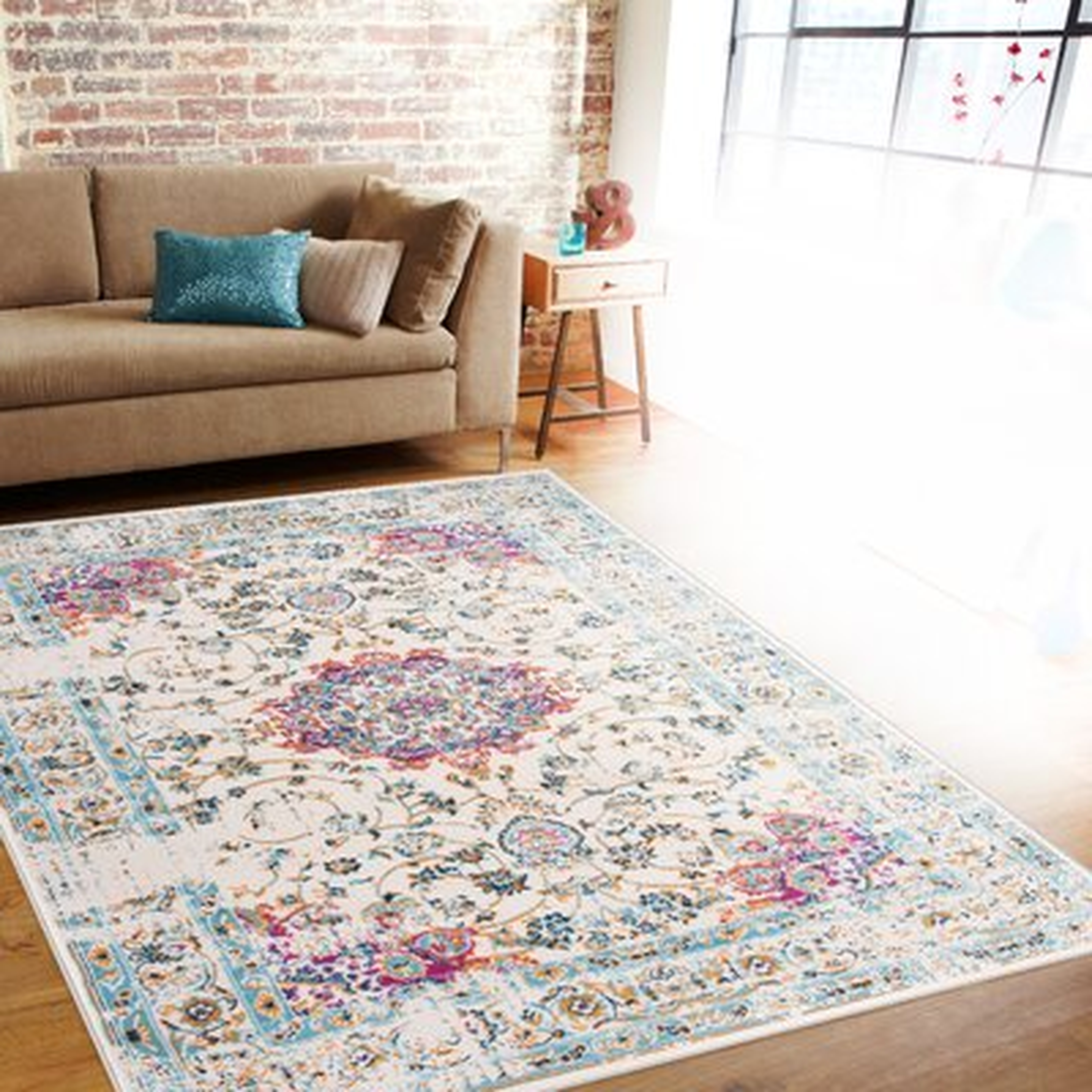 Hartig Oriental Ivory Area Rug - Wayfair