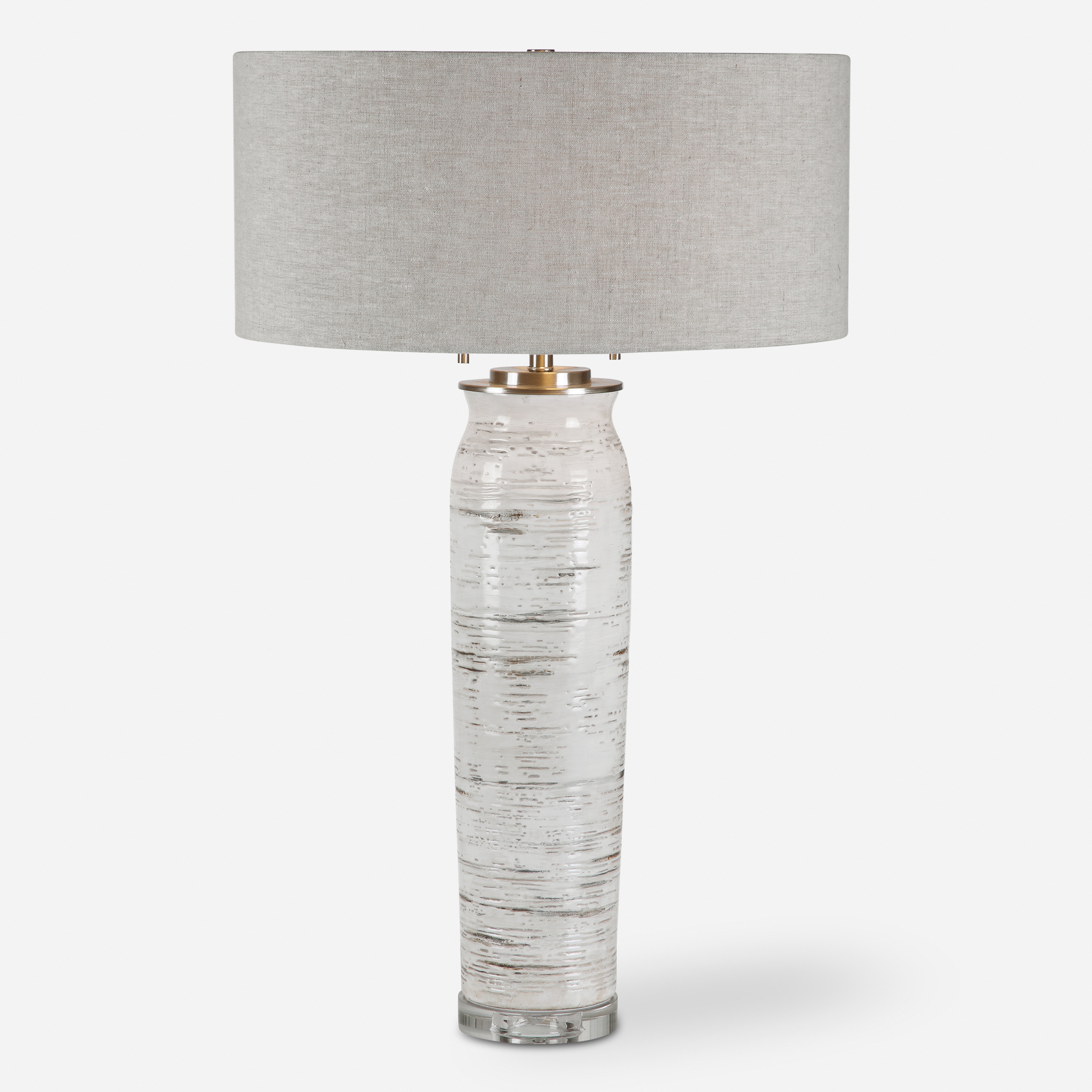 Lenta White Table Lamp - Uttermost