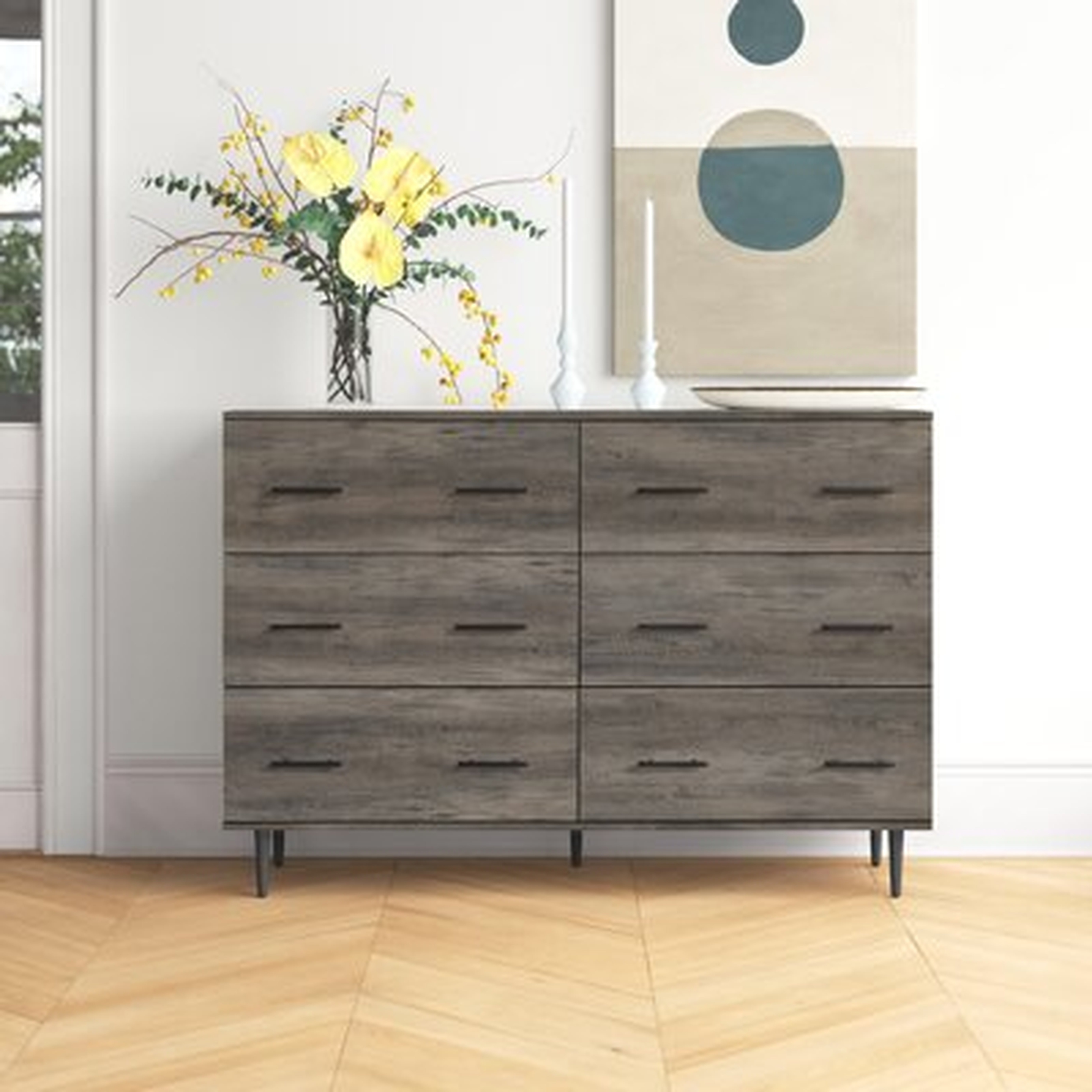 Catt 52" Wide 6 Drawer Sideboard - Wayfair