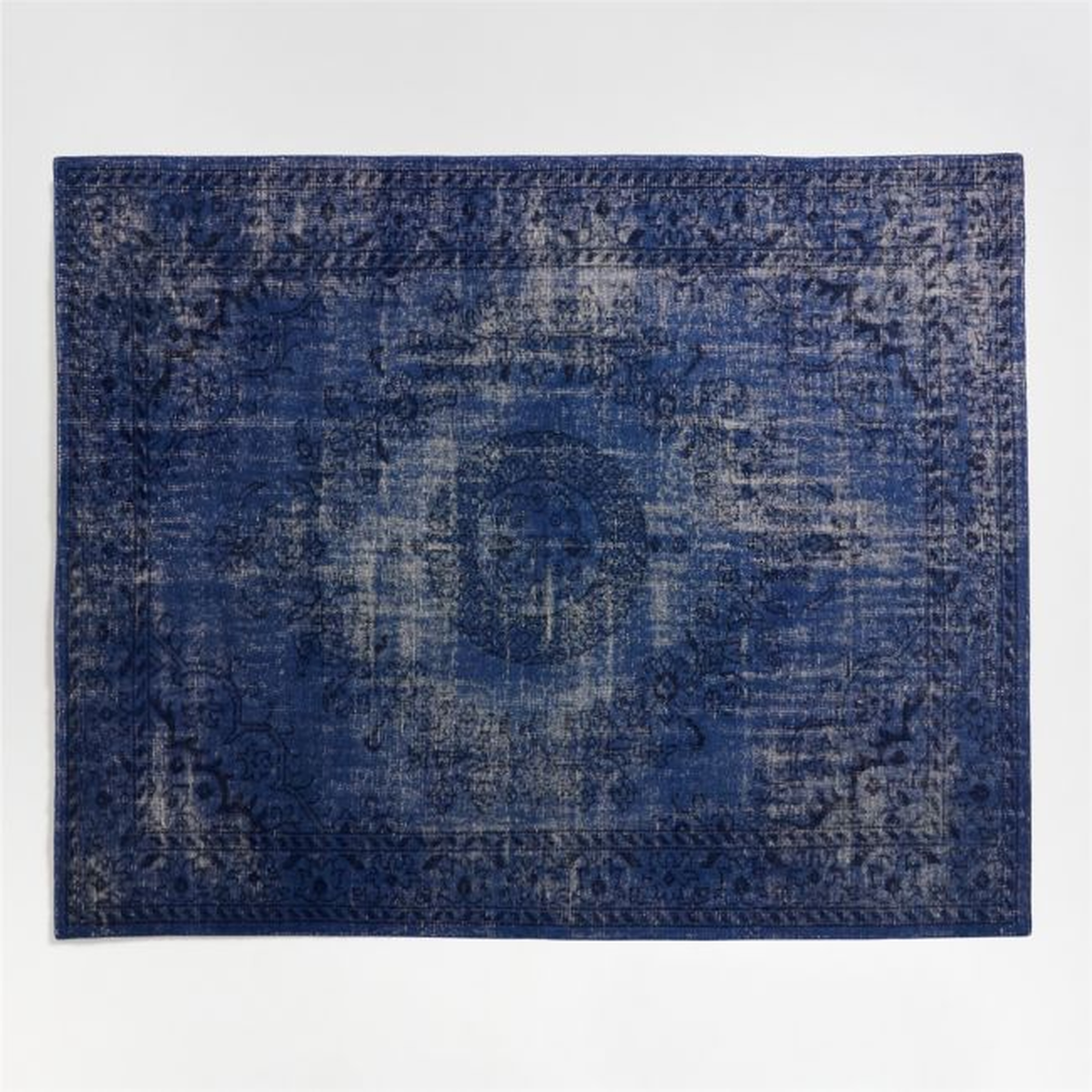 Surina Blue Rug 8'x10' - Crate and Barrel