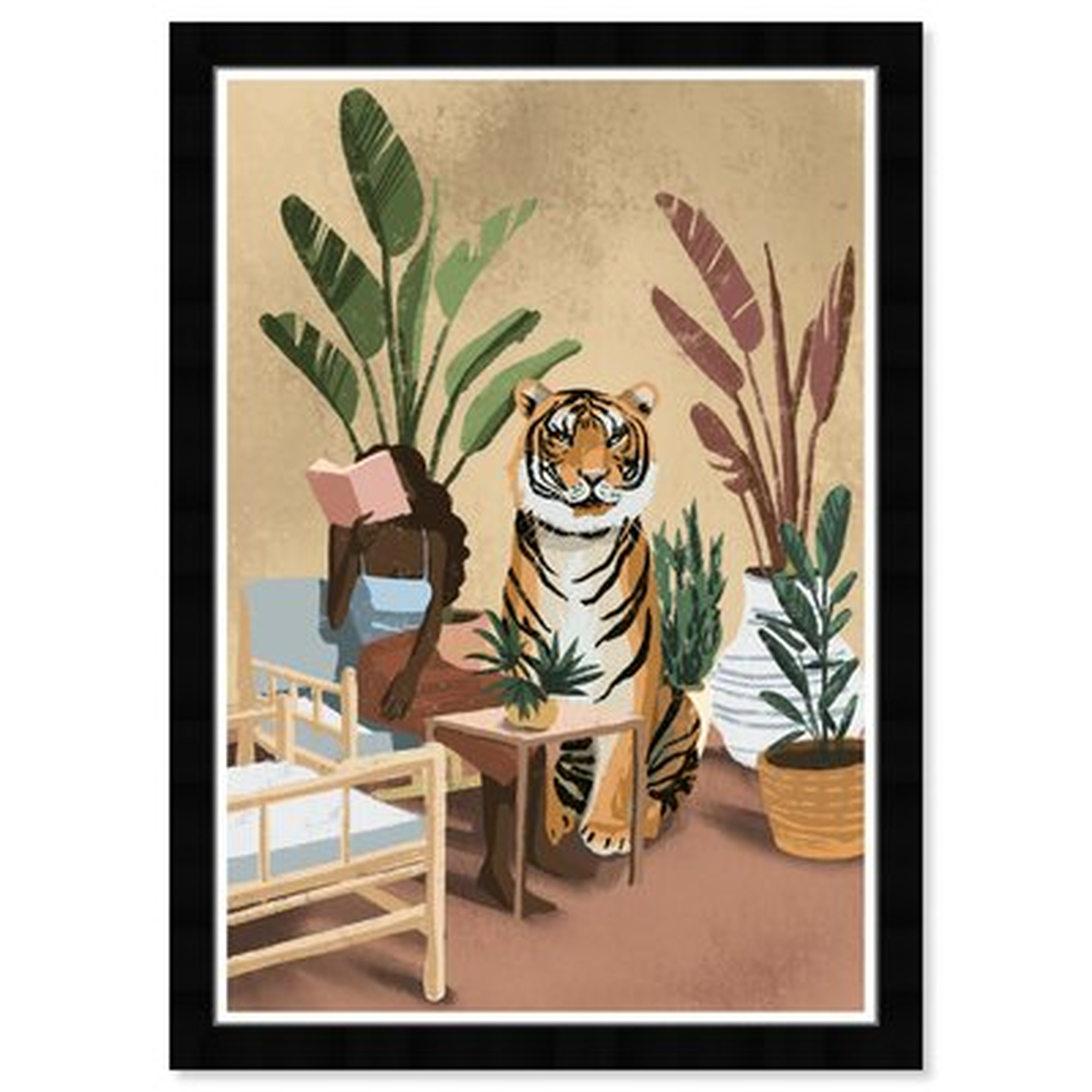'Wild Companion' - Picture Frame Graphic Art Print on Paper - Wayfair