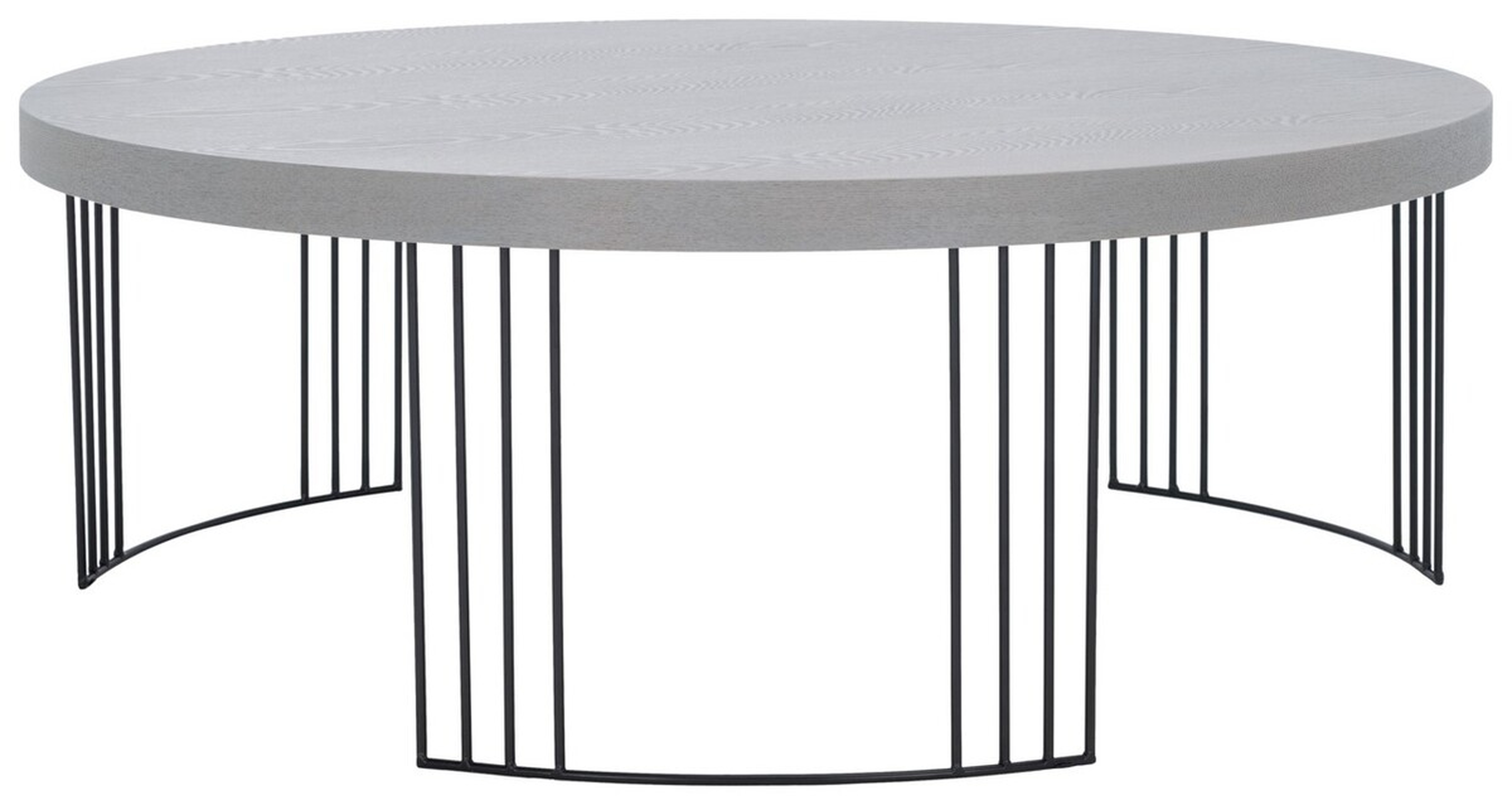 Keelin Mid Century Scandinavian Lacquer Coffee Table - White - Safavieh - Safavieh
