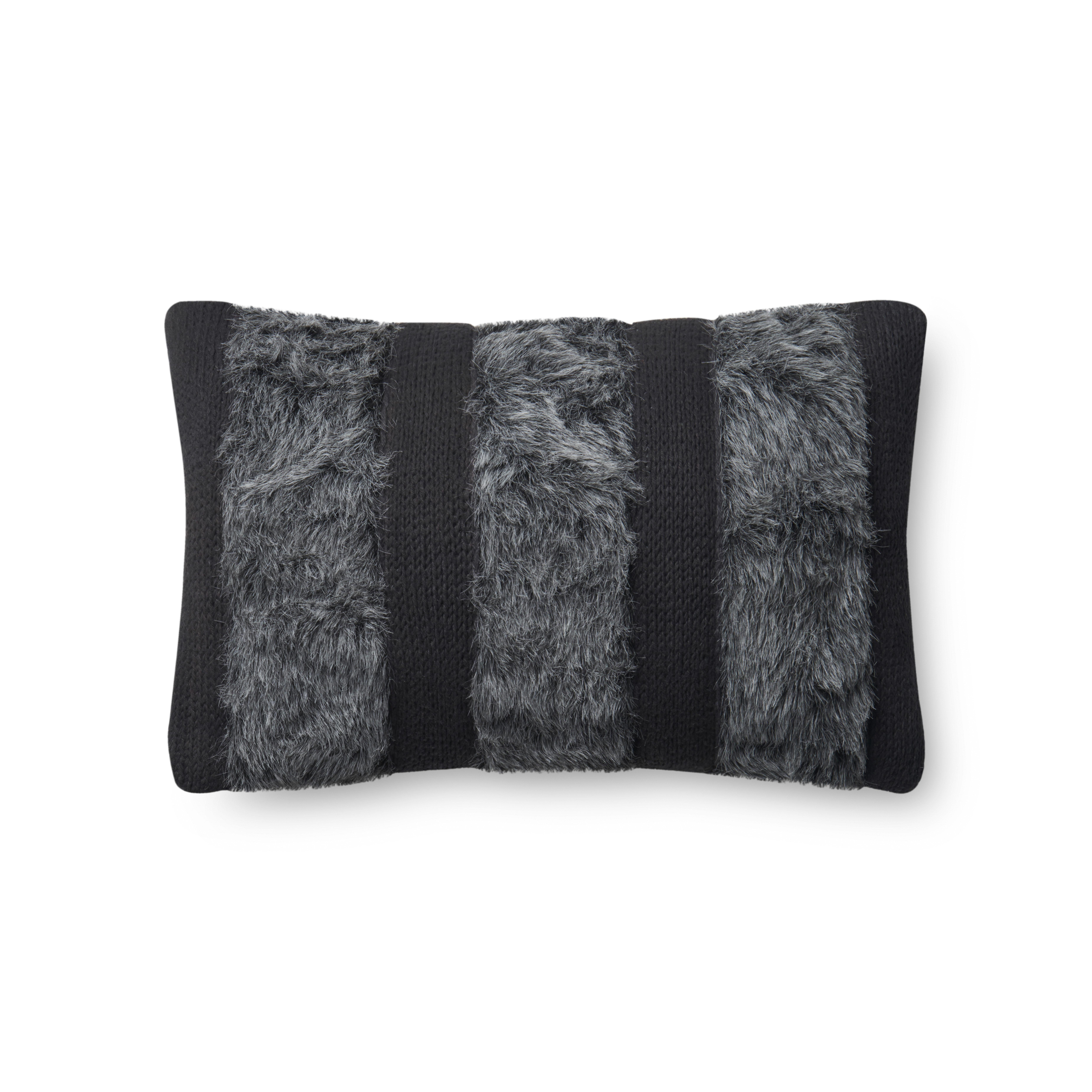 Loloi Pillows Grey 13" x 21" Cover Only - Loloi Rugs