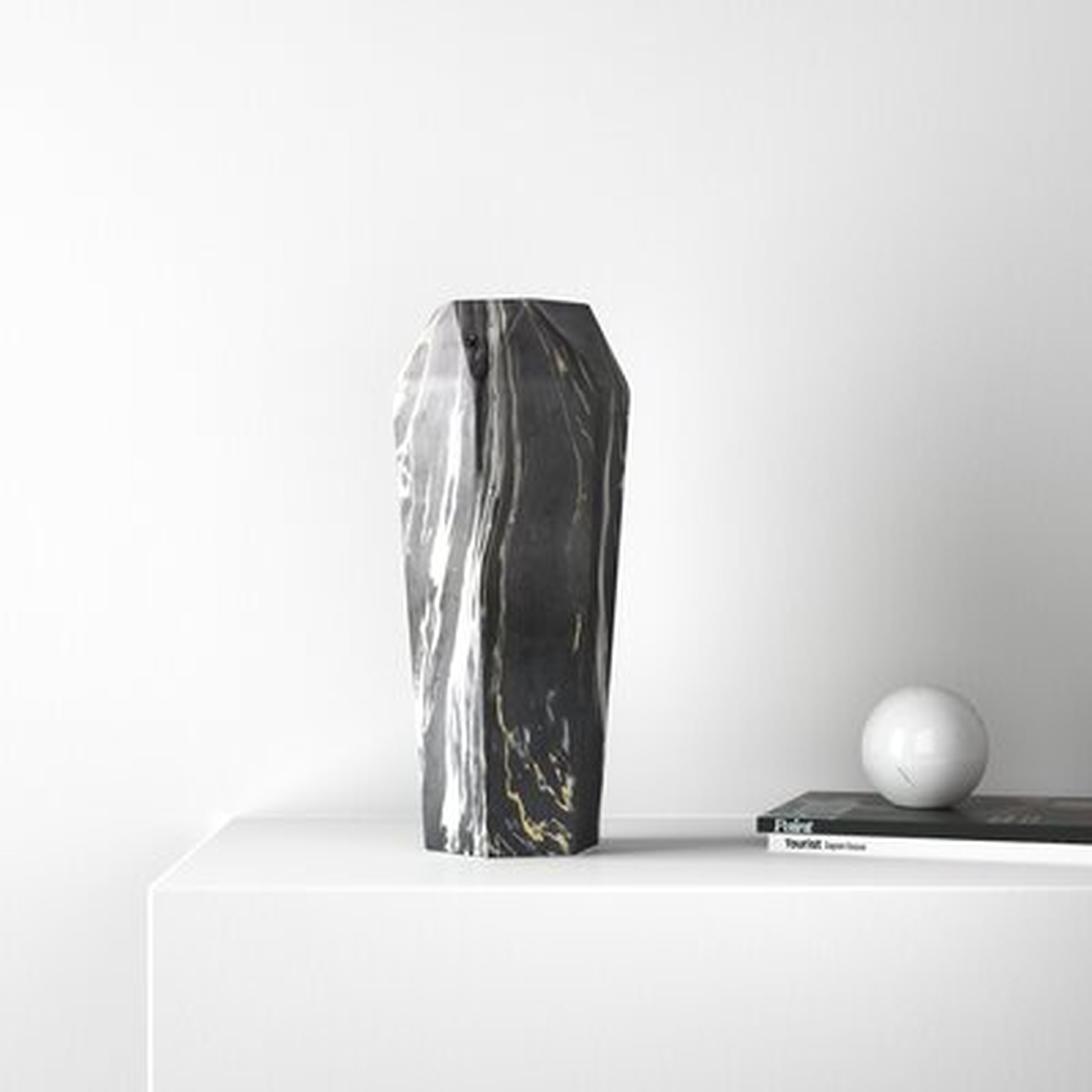 Silberman Glam Geometrical Ceramic Table Vase - AllModern