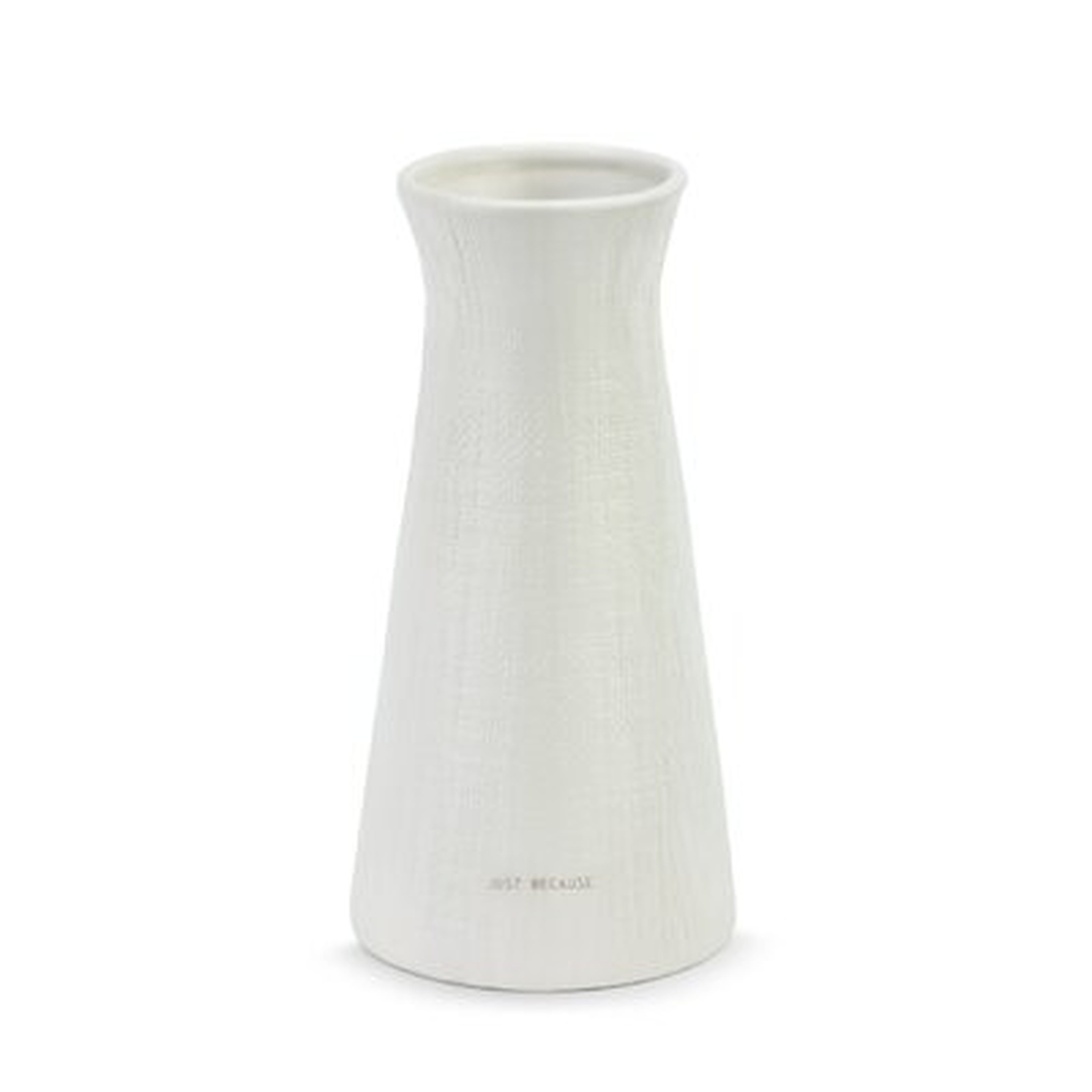 Brocka White 11.3'' Stoneware Table Vase - Wayfair