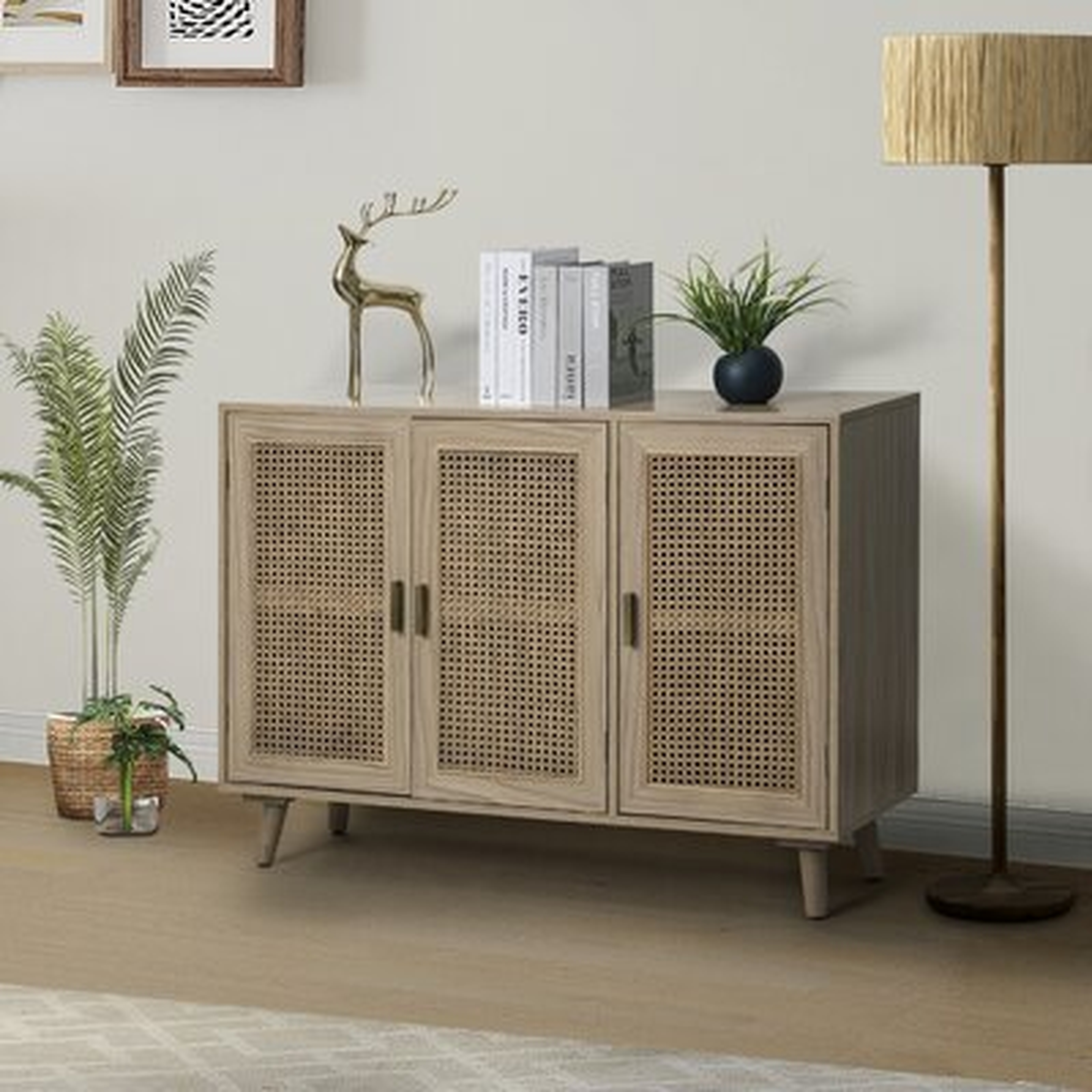 Anzla 3-Door Accent Cabinet - Wayfair