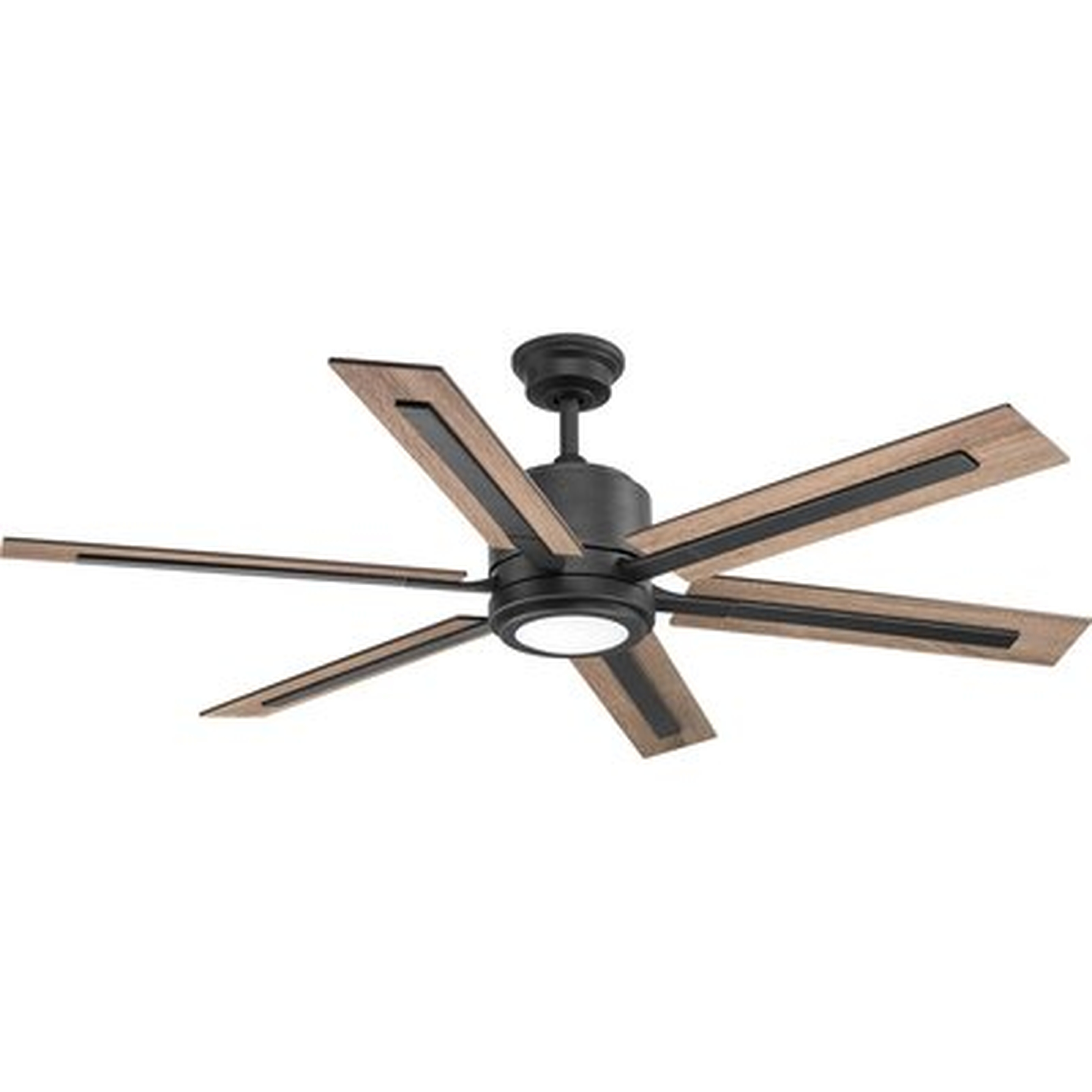 60" Lesure 6 Blade LED Ceiling Fan with Remote, Light Kit Included - Birch Lane