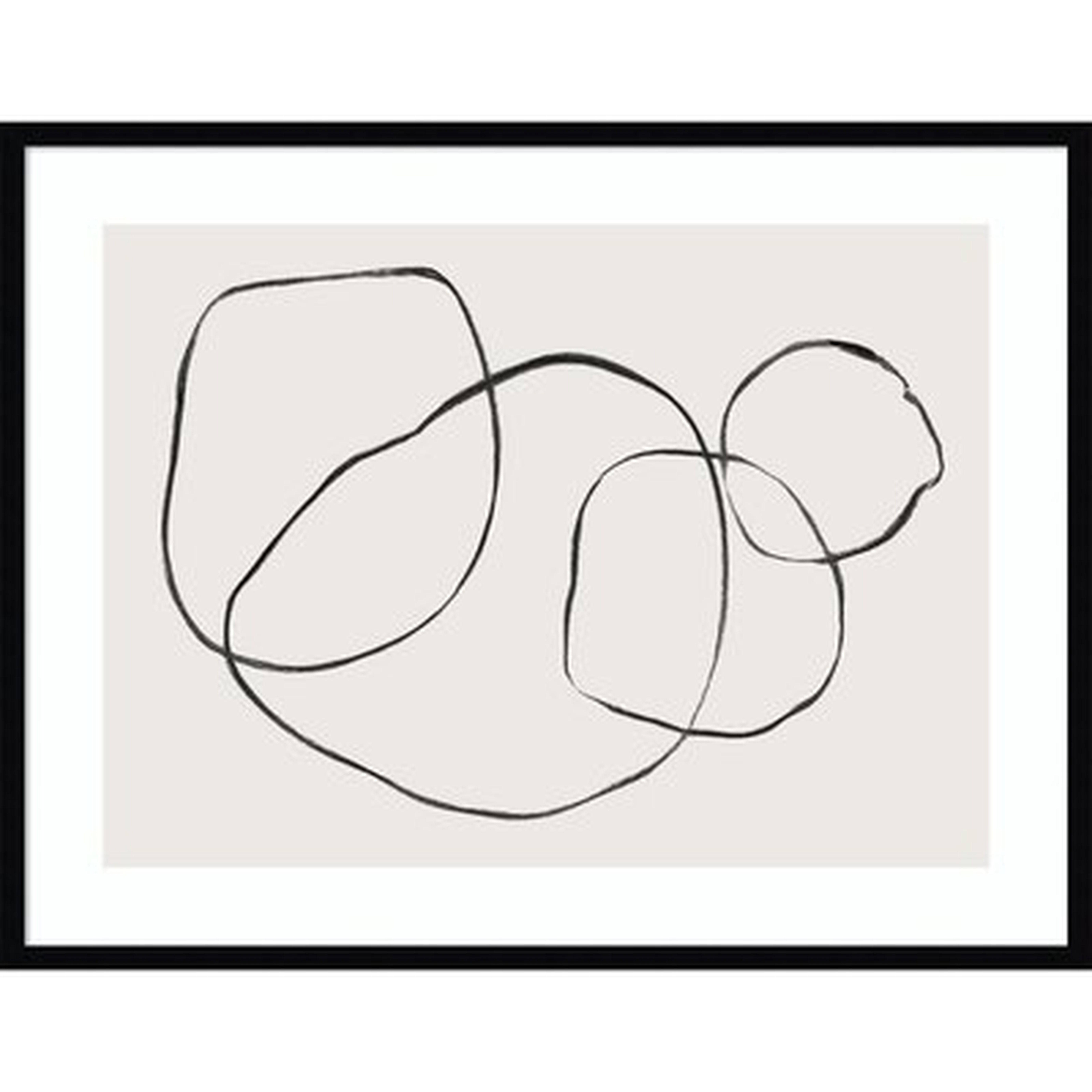 Teju Reval 869 Going in Circles by Teju Reval - Graphic Art Print on Paper - Wayfair