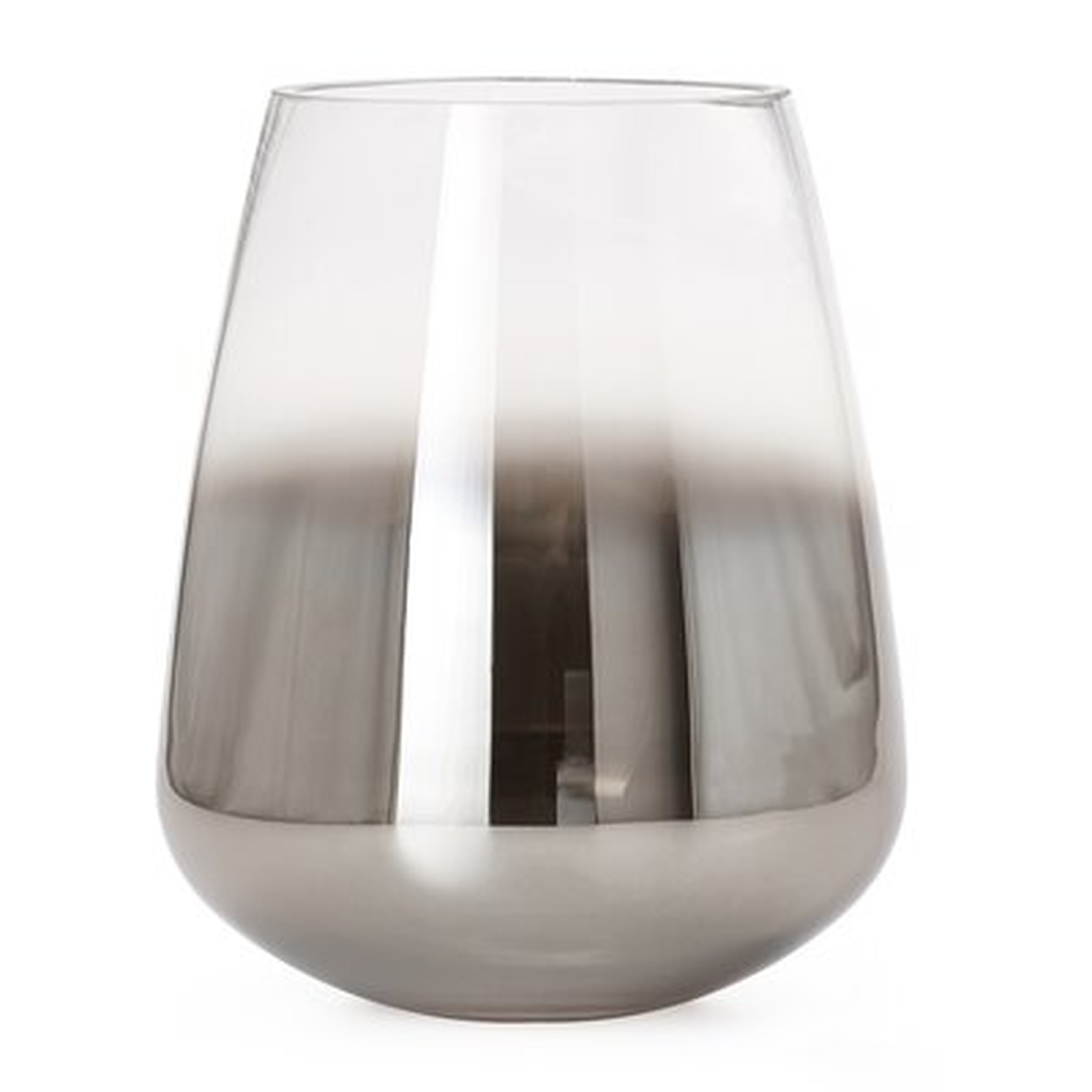 Swarey Smoke Mirror Indoor / Outdoor Glass Table Vase - Wayfair