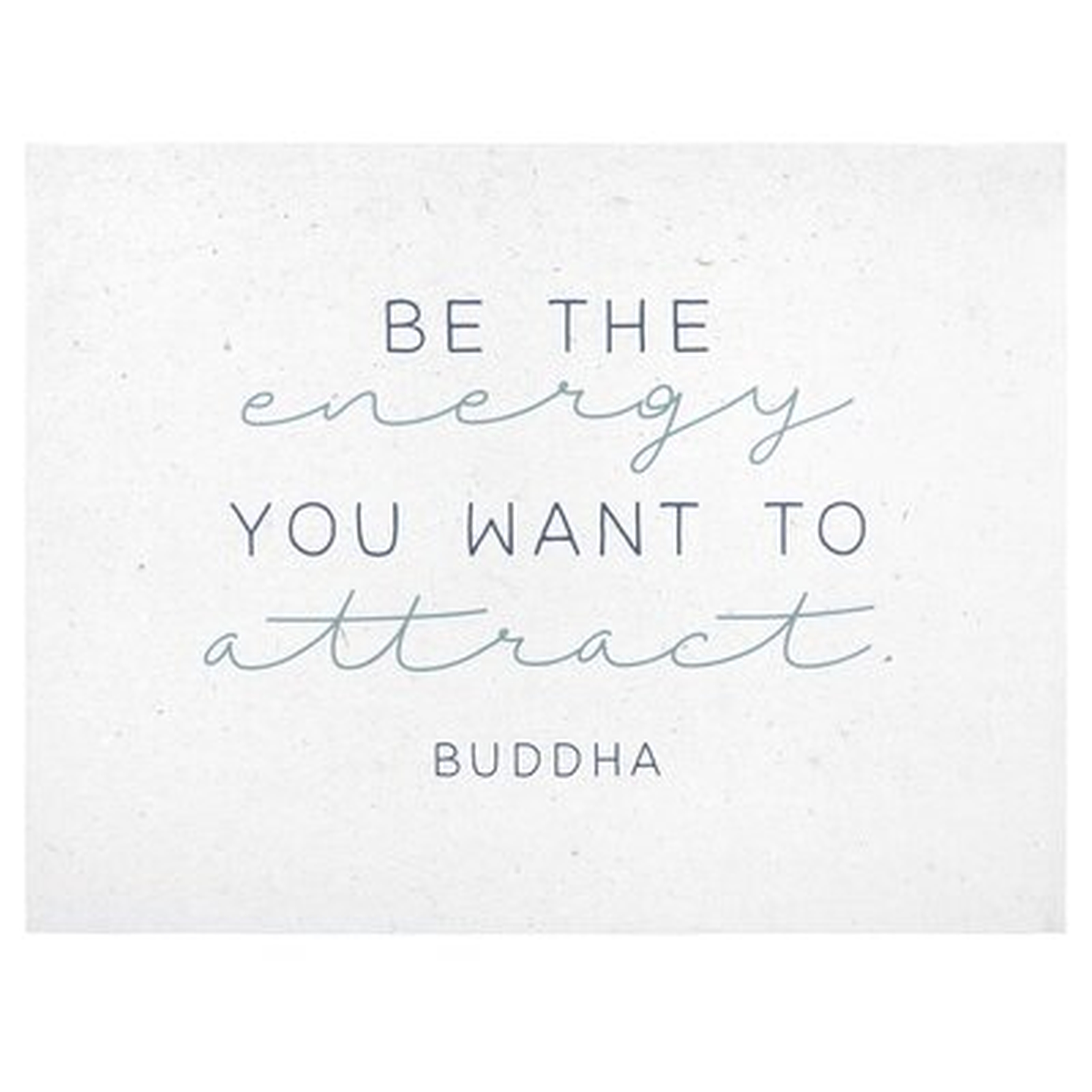 Trinx Boho Farmhouse Be The Energy Quote Wall Art - Wayfair
