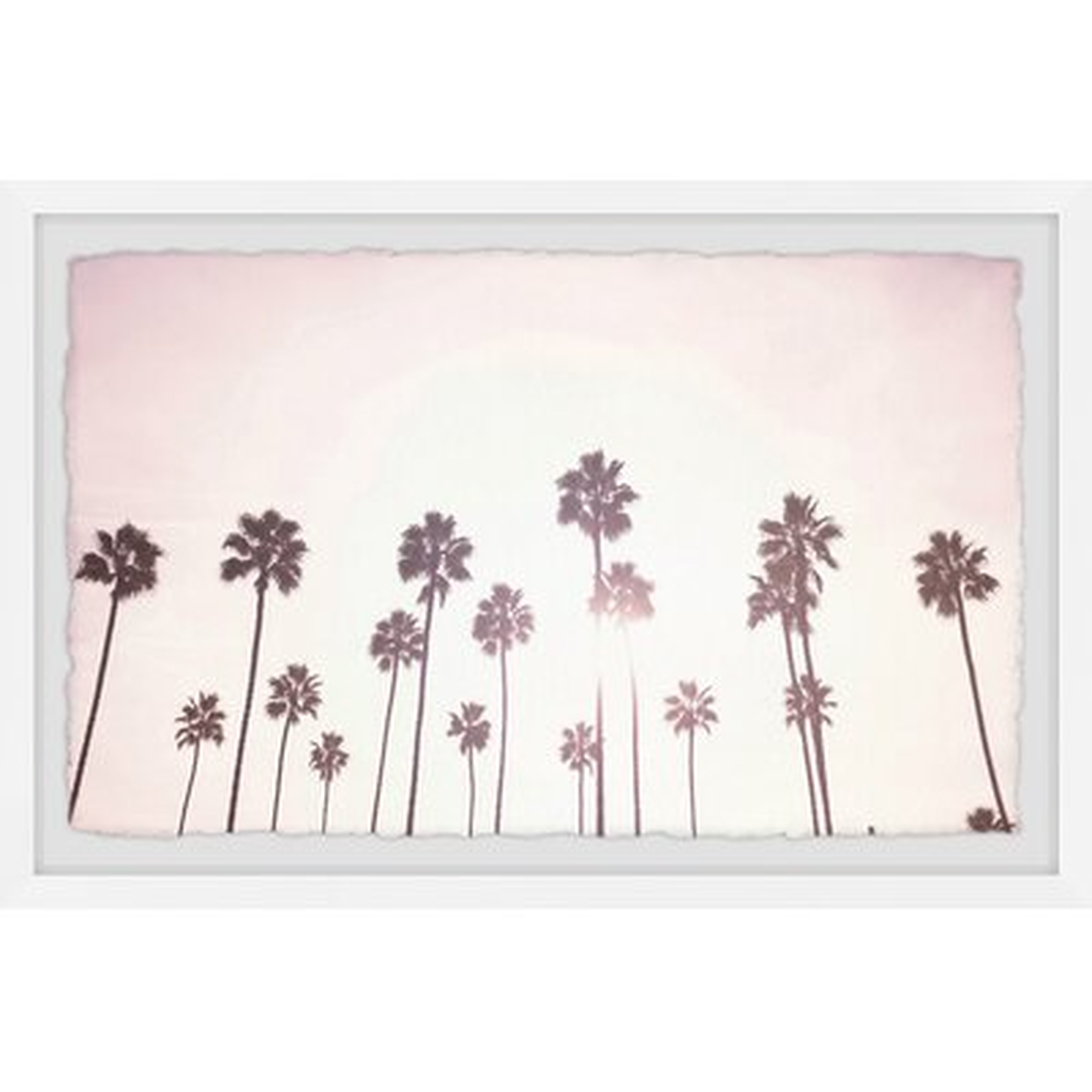 'The Palm Trees' Picture Frame Photograph Print on Paper - Wayfair