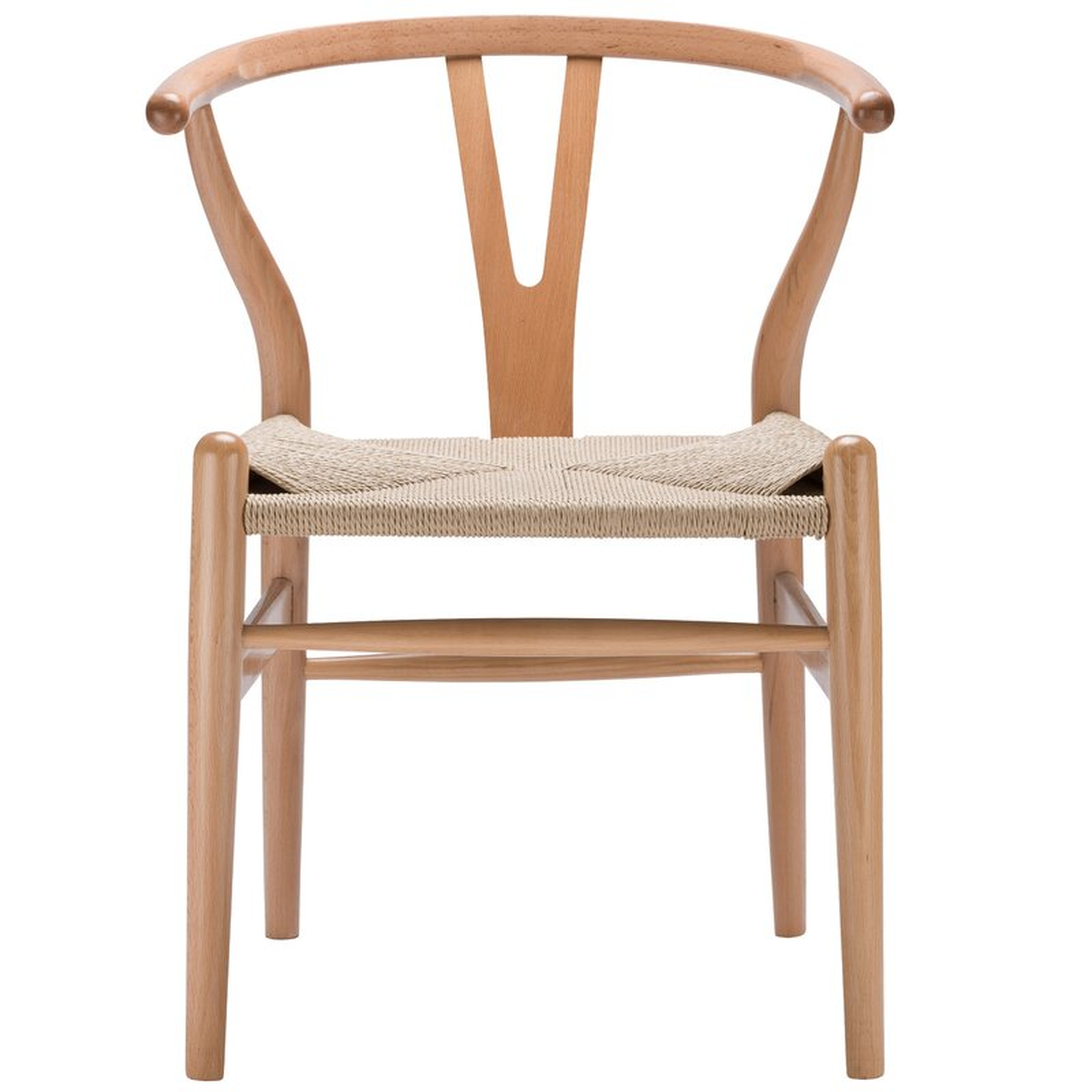Dayanara Solid Wood Slat Back Side Chair, Natural - Wayfair