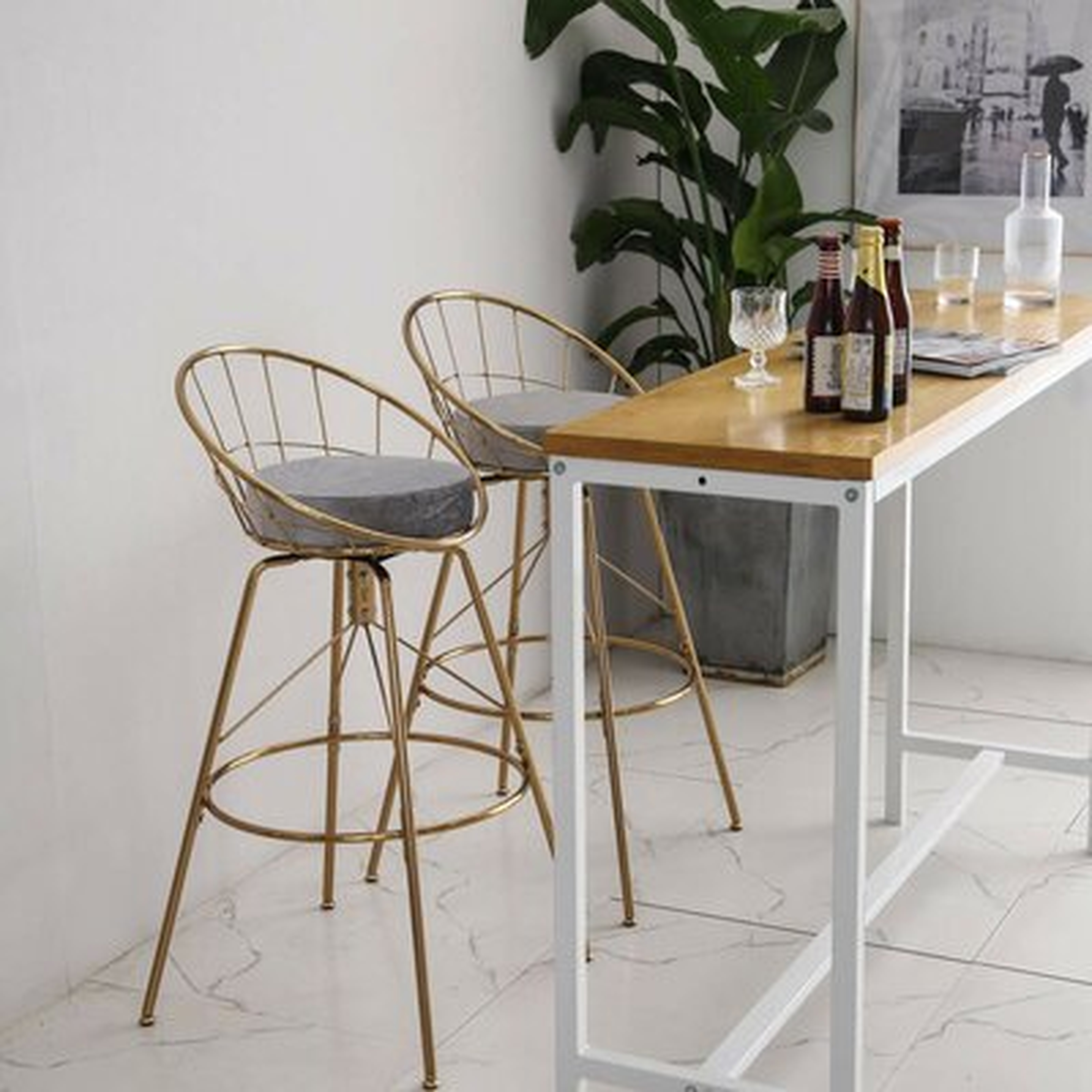 Pippen Swivel Counter & Bar Stool (Set of 2) - Wayfair