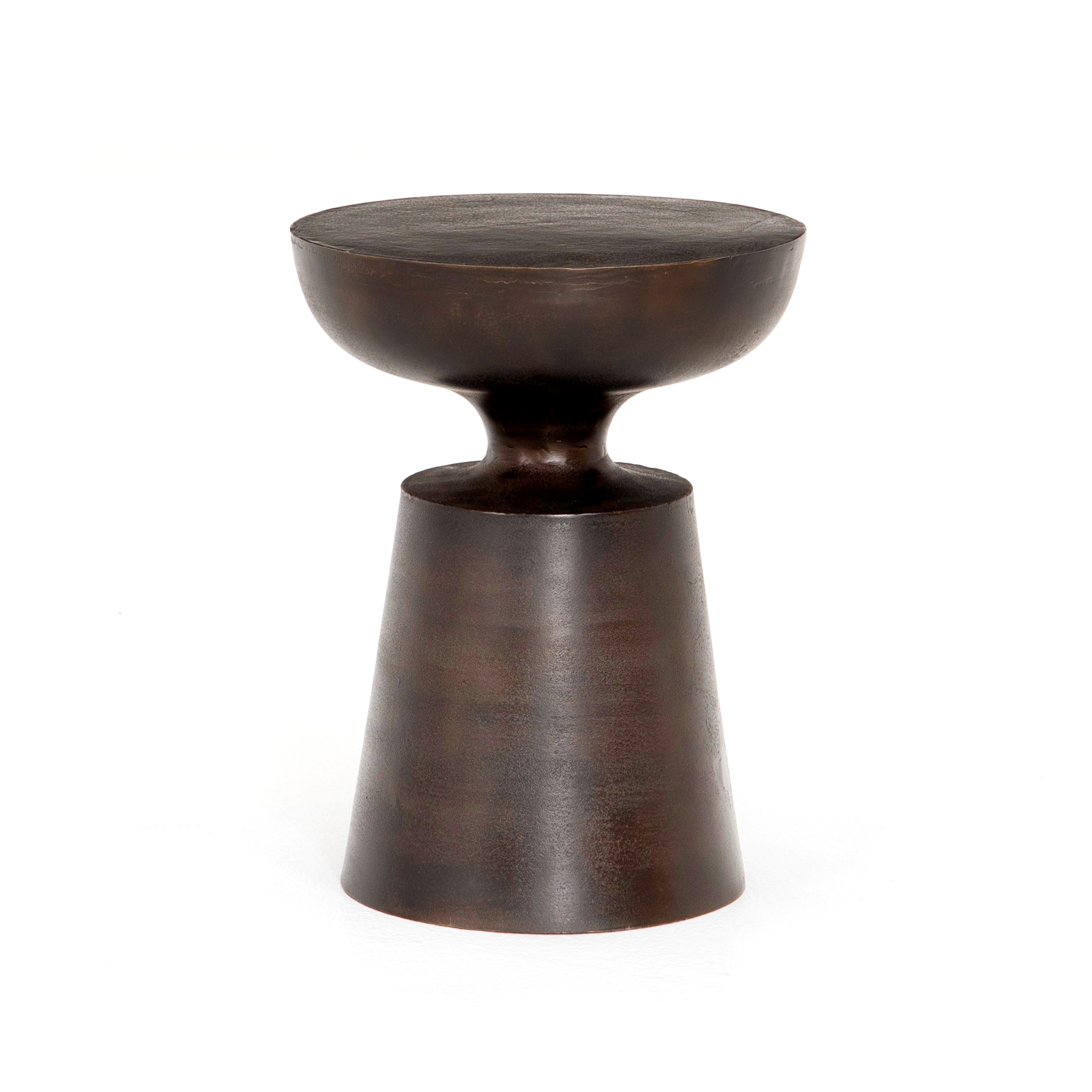 Cruz End Table-Antique Rust - Four Hands