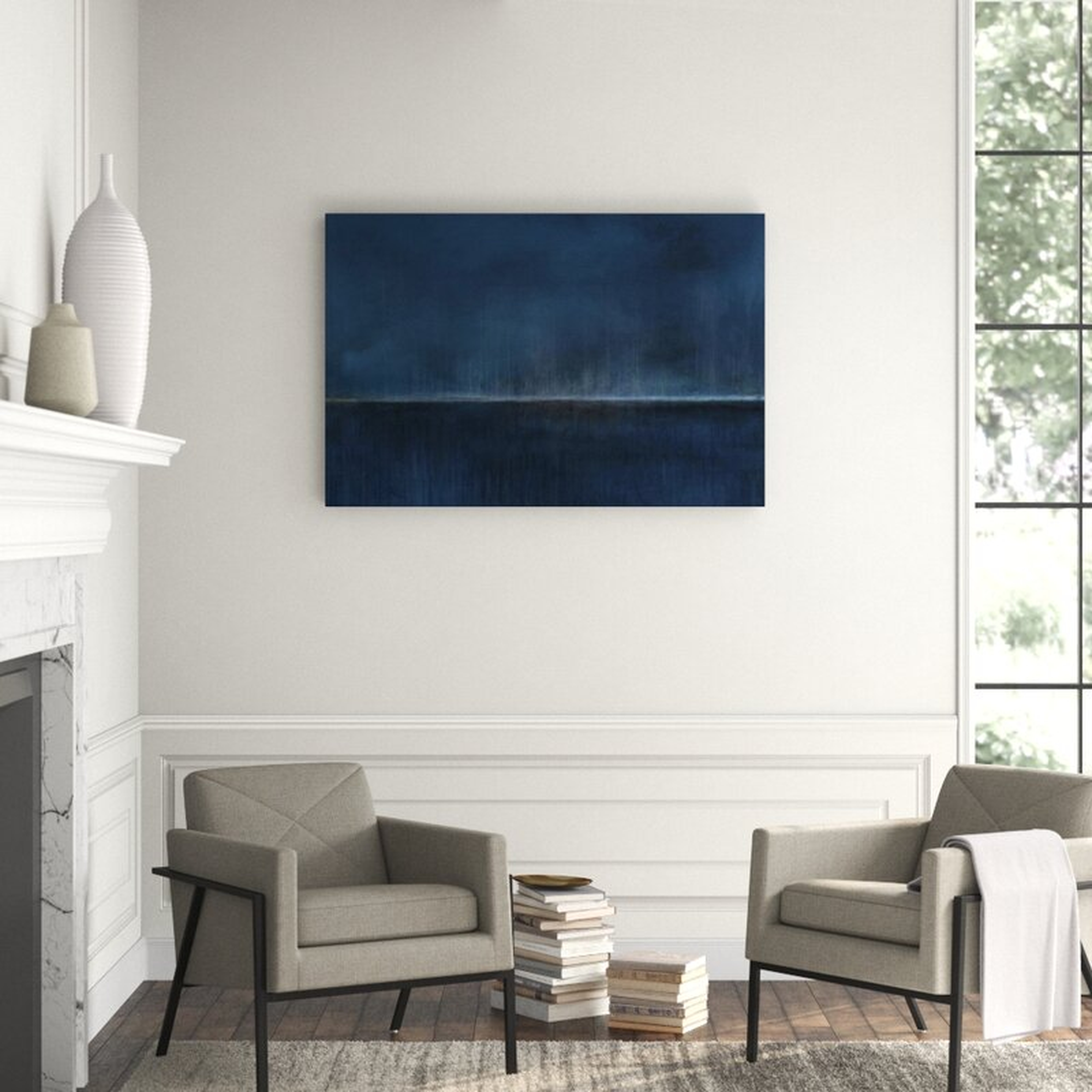 Chelsea Art Studio Night Stroll by Barclay Butera - Wrapped Canvas Painting - Perigold
