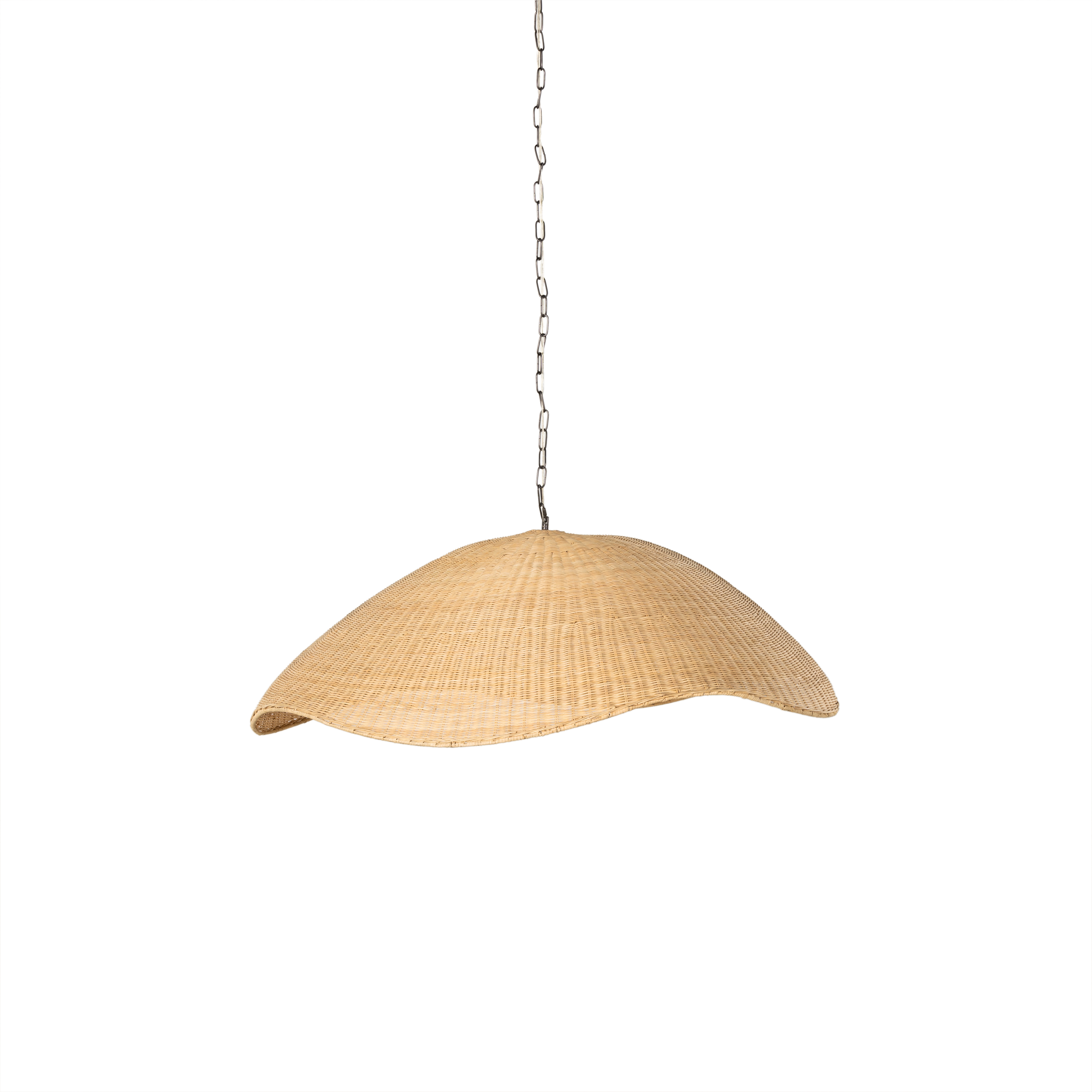 Overscale Woven Rattan Pendant-Natural - Four Hands