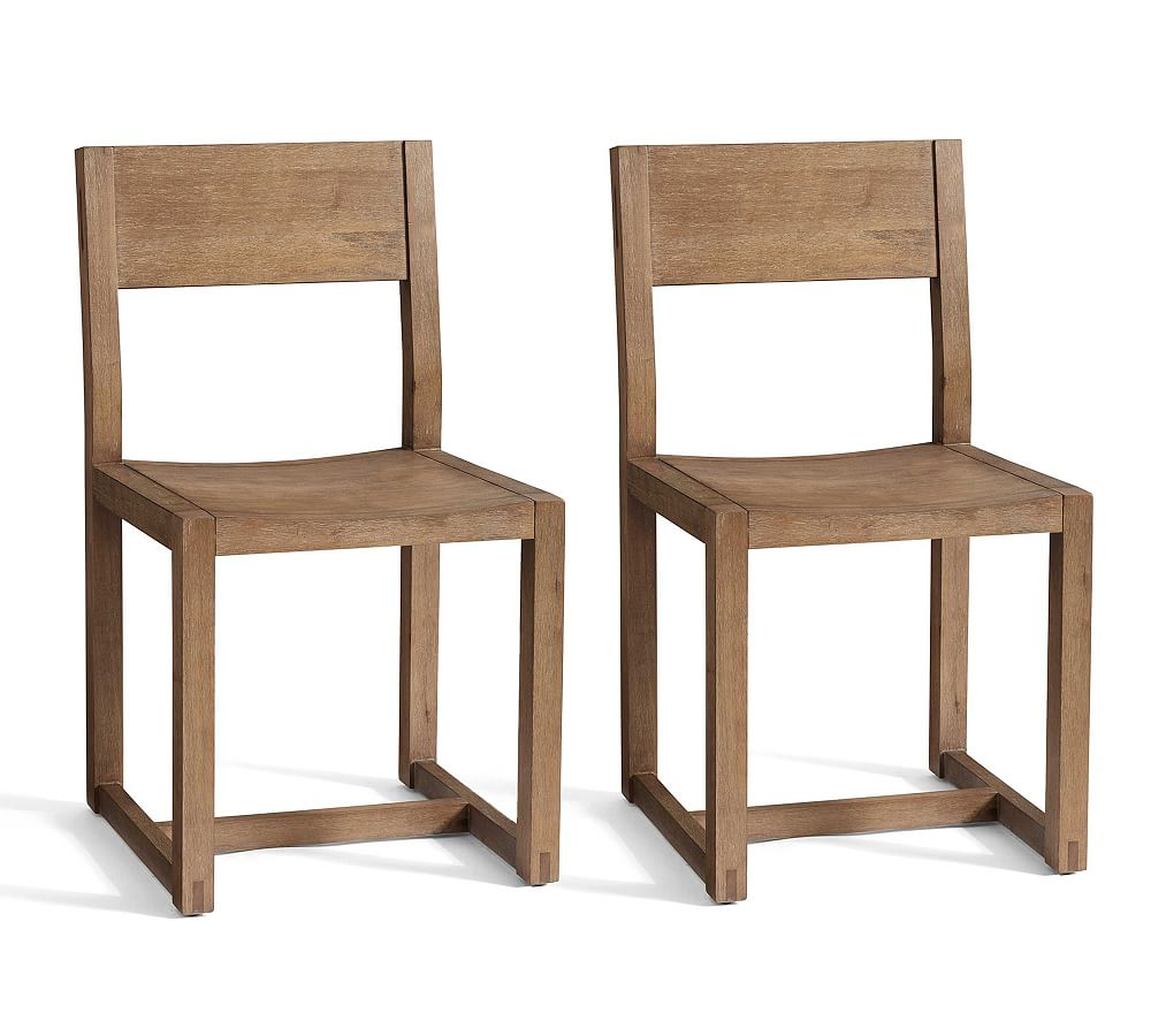 Reed Dining Chair, Antique Umber, Set of 2 - Pottery Barn