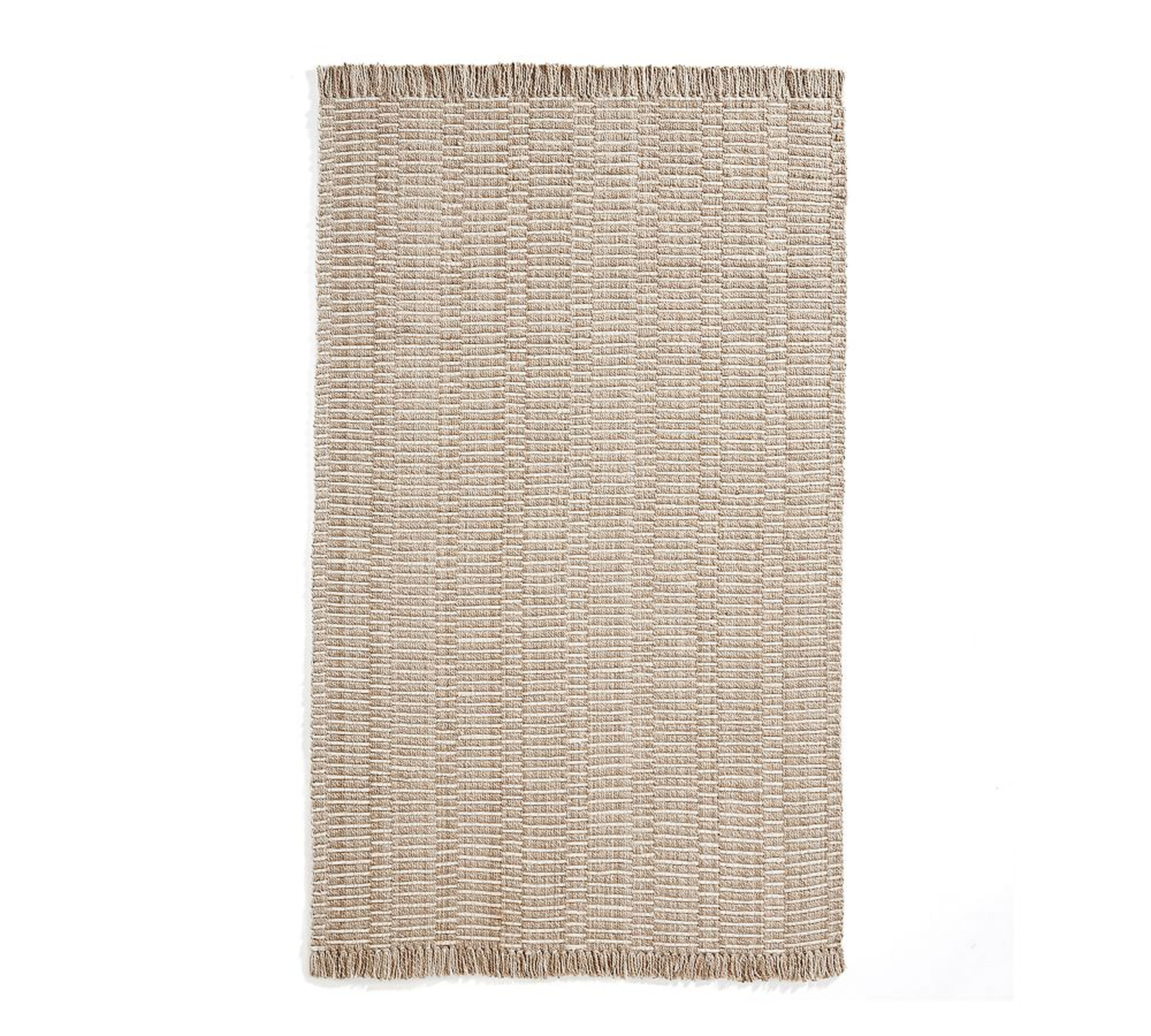 Monterey Outdoor Performance Rug , 5 x 8', Flax - Pottery Barn