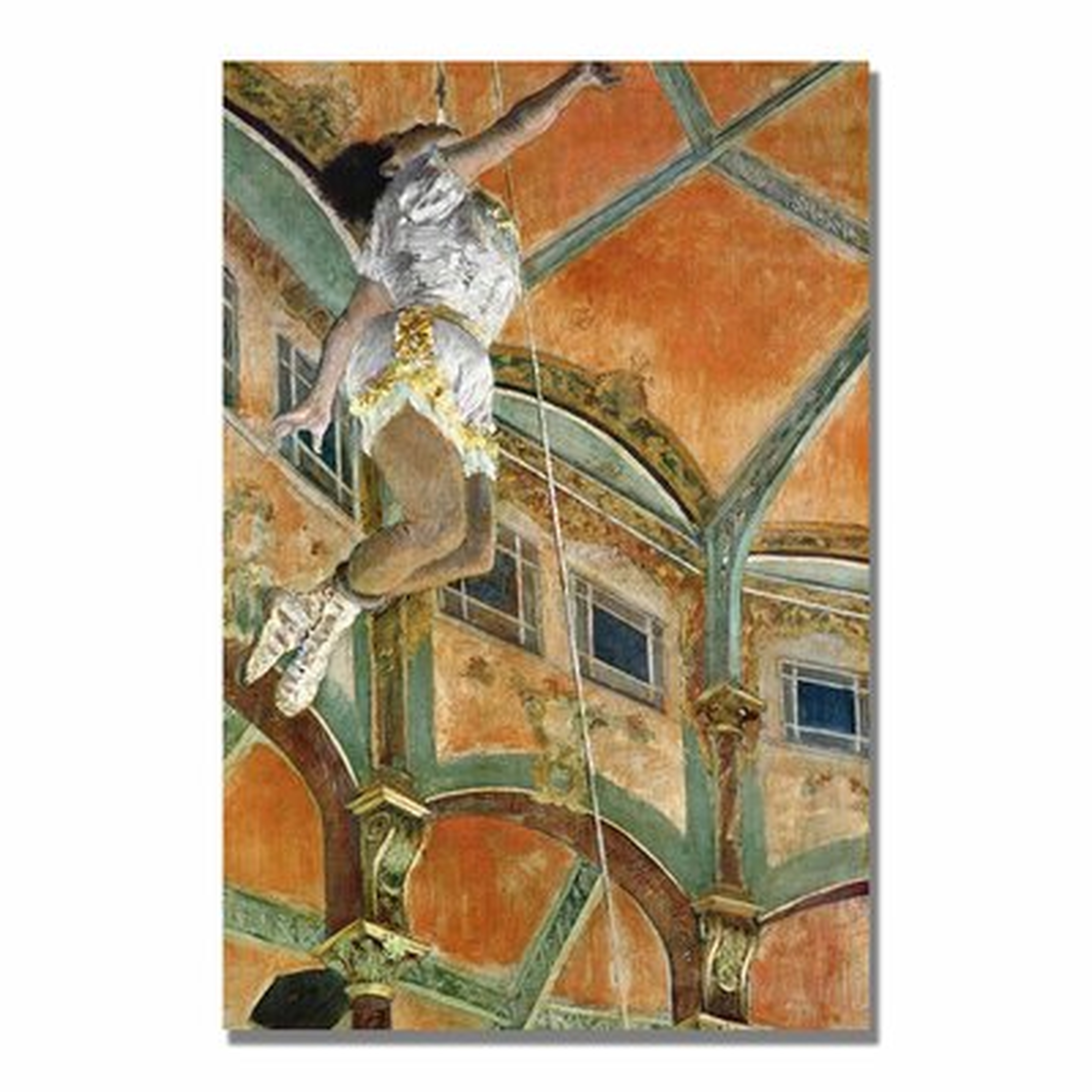 Miss La La at the Cirque Fernando by Edgar Degas Painting Print on Canvas - Wayfair
