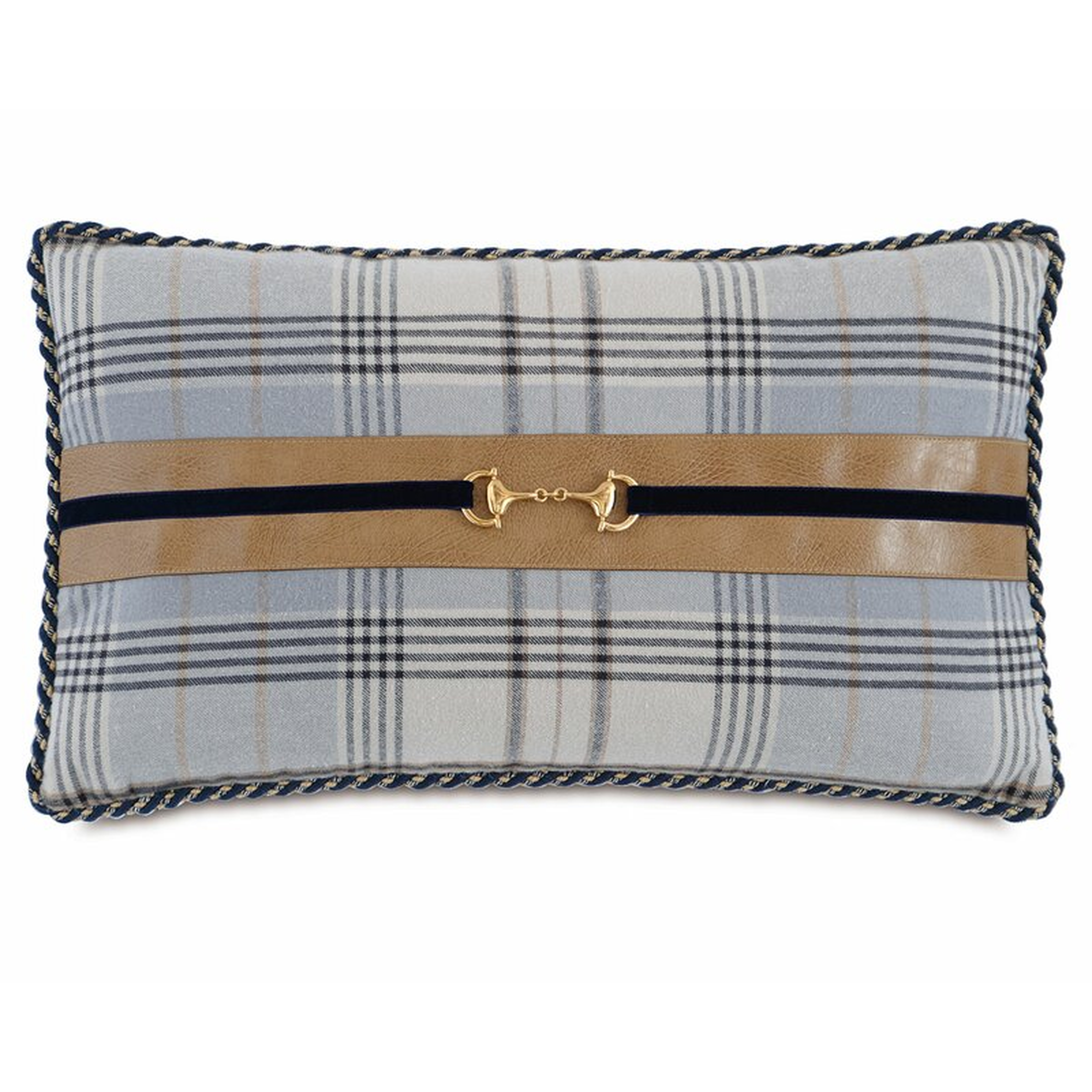 Eastern Accents Arthur Magnus Steel Cotton Lumbar Pillow Cover & Insert - Perigold