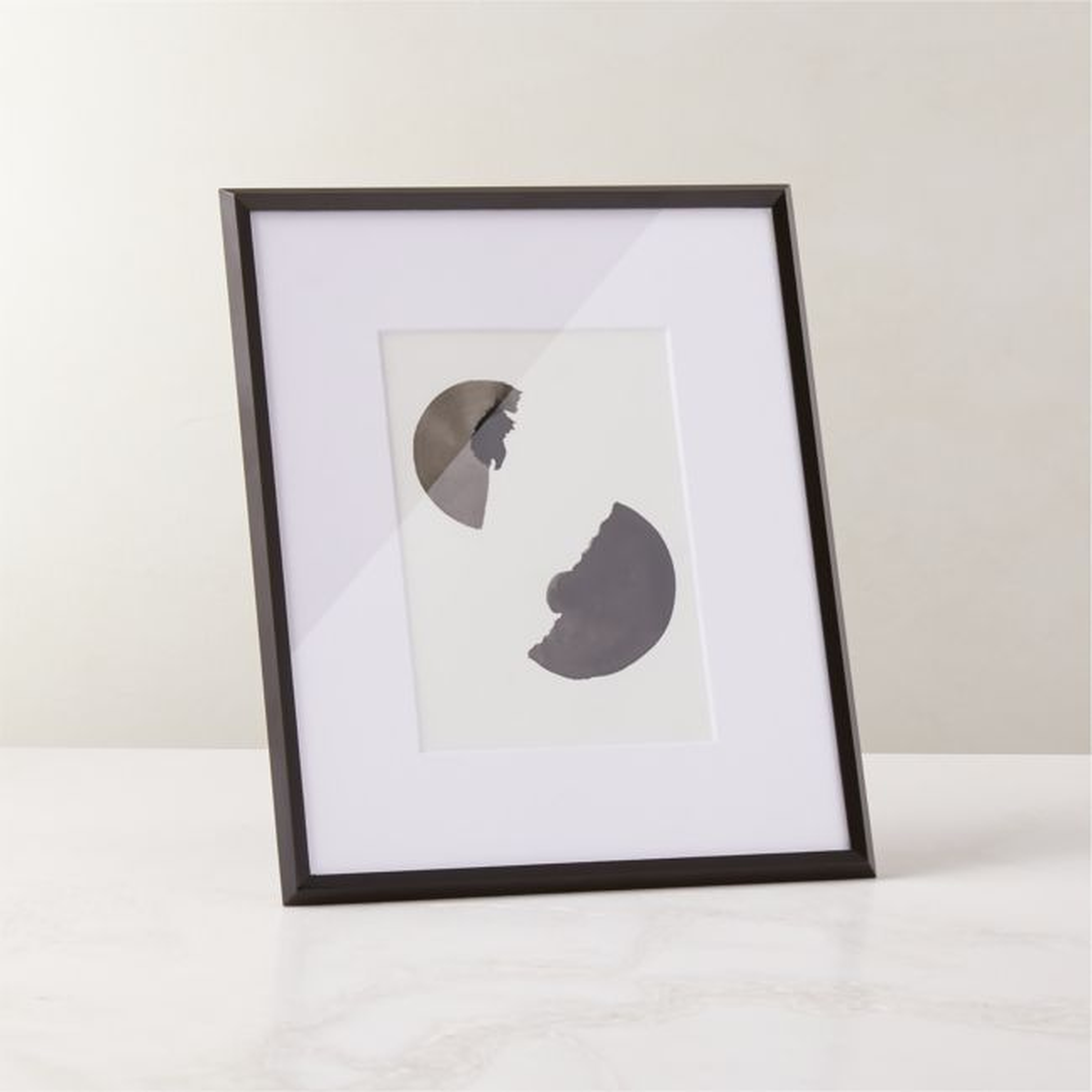 Blaine Black Picture Frame 5"x7" - CB2