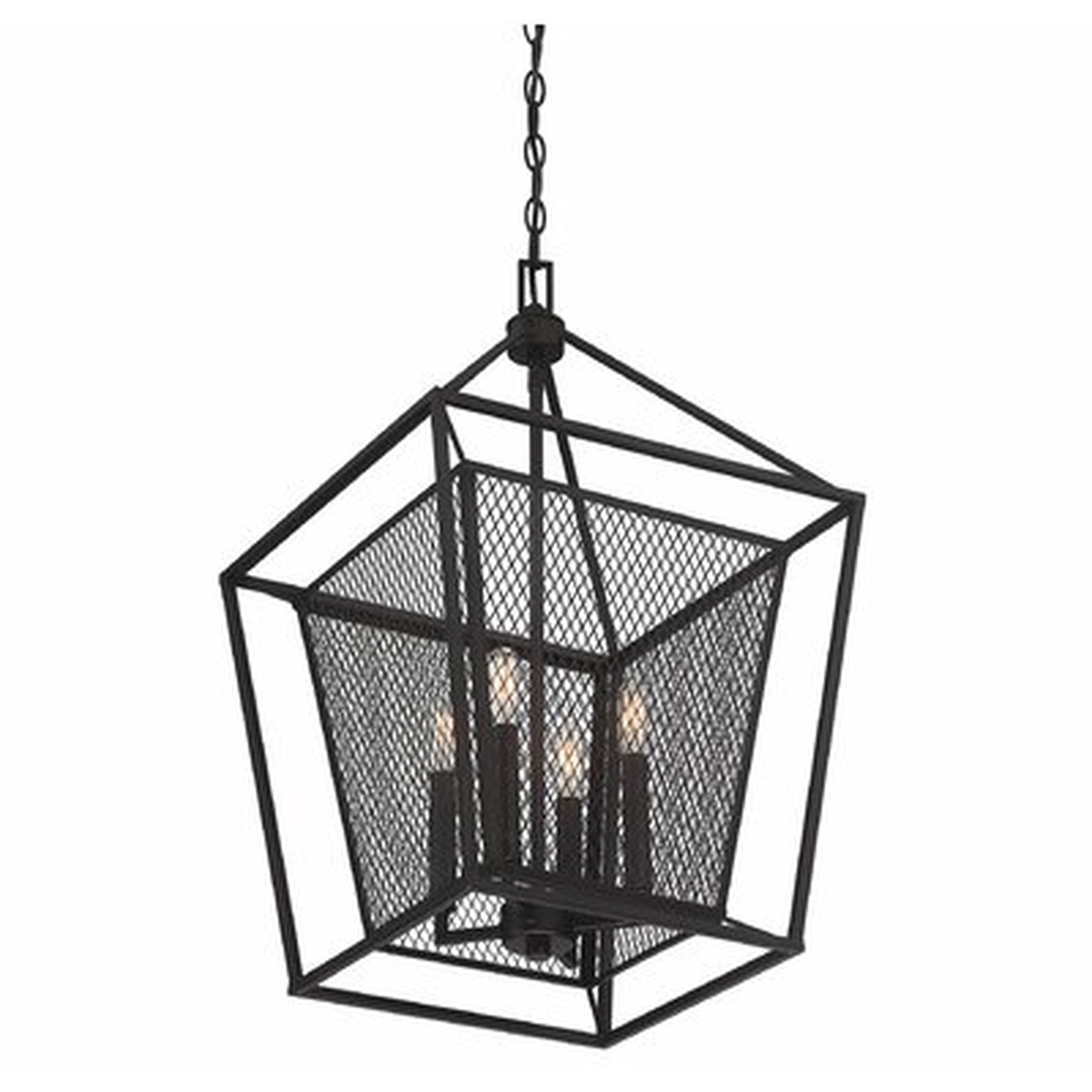Wydra 4 - Light Lantern Square / Rectangle Pendant - Wayfair