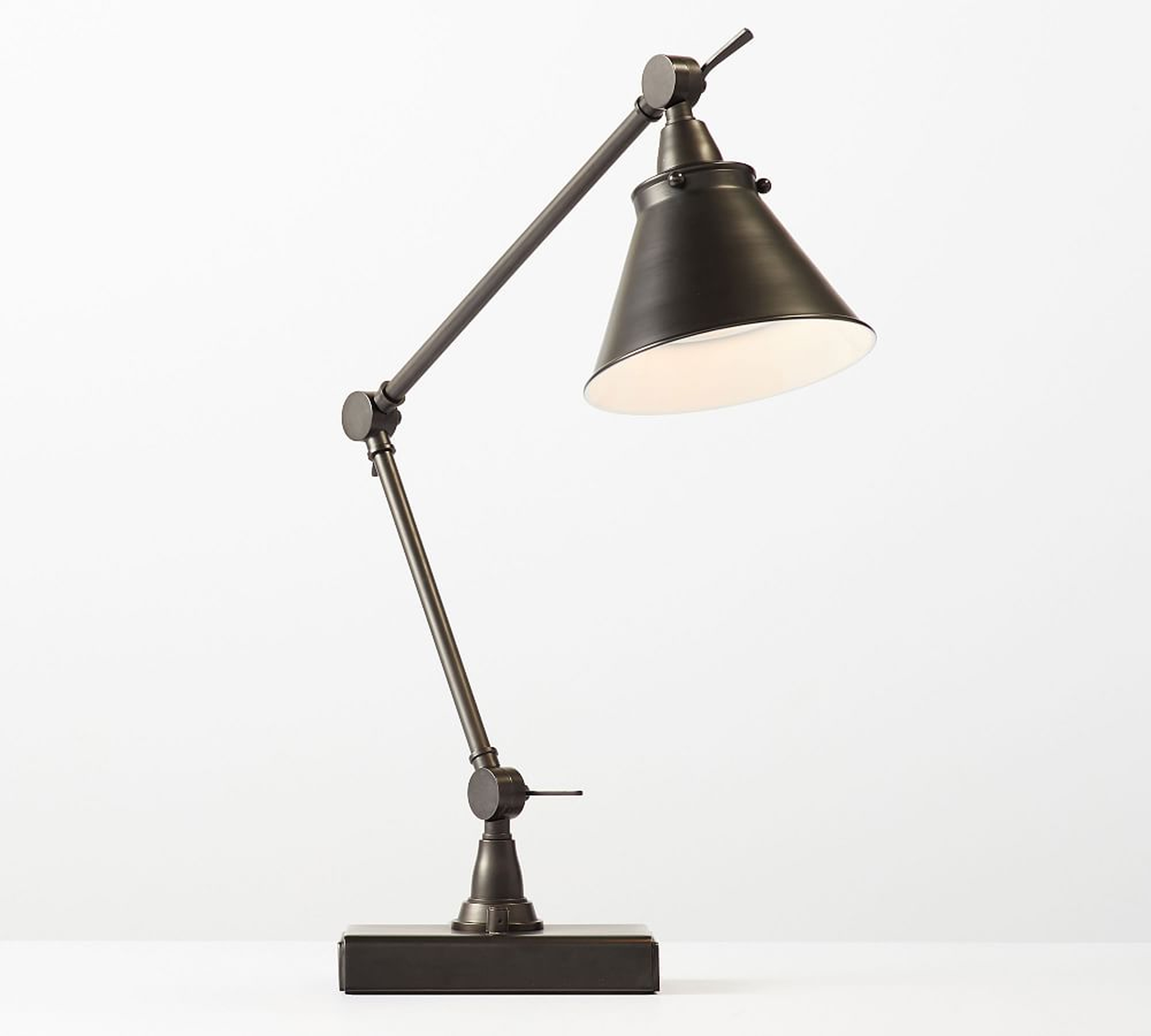 Architect's USB Adjustable Task Table Lamp, Bronze - Pottery Barn