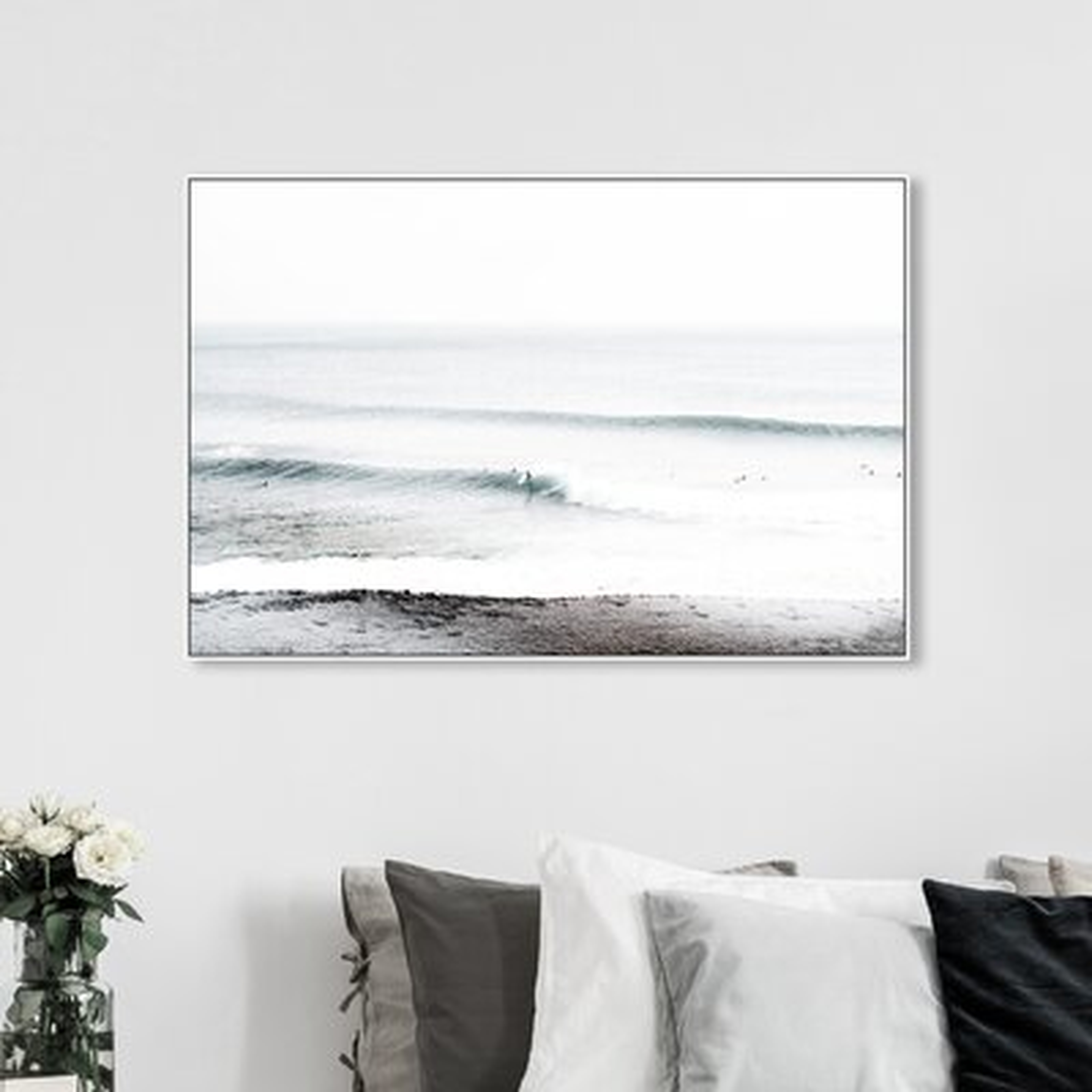 Nautical And Coastal Wave Beach - Graphic Art on Canvas - Wayfair