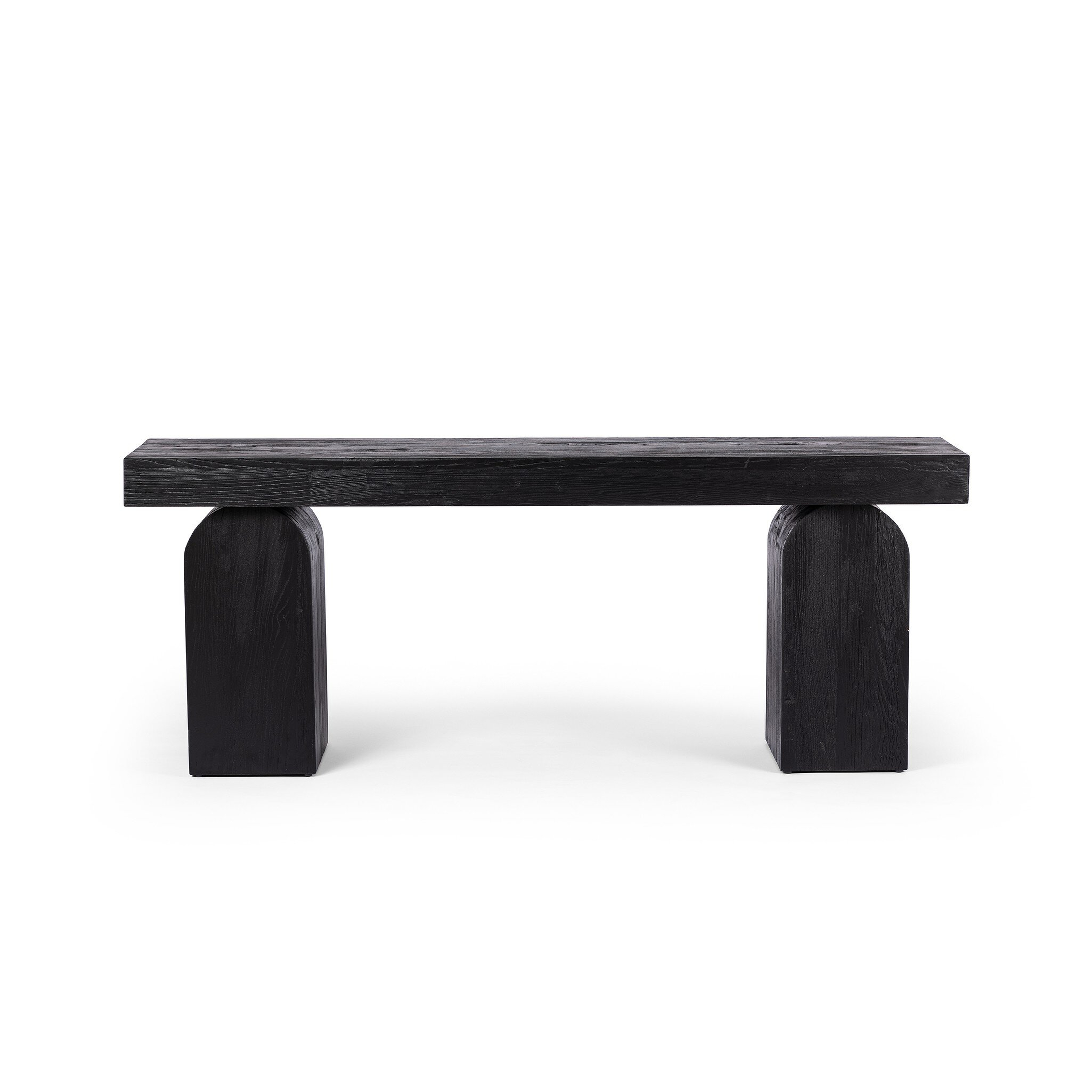 Keane Console Table - Reclaimed Black Elm - Four Hands