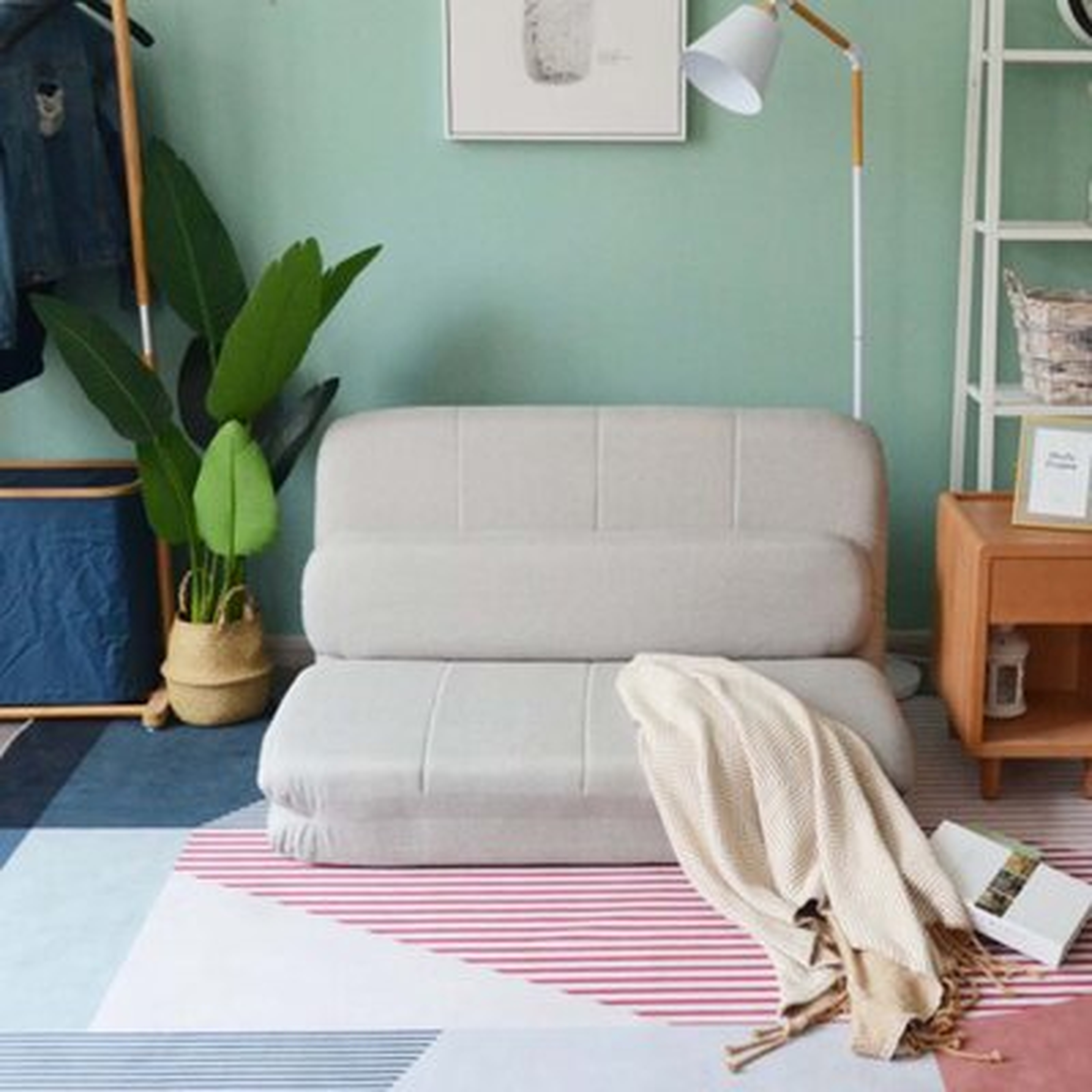 Floor Chair Adjustable Foldable Sofa Bed Rest Room Floor Mattress Recliner Sofa And Pillow - Wayfair