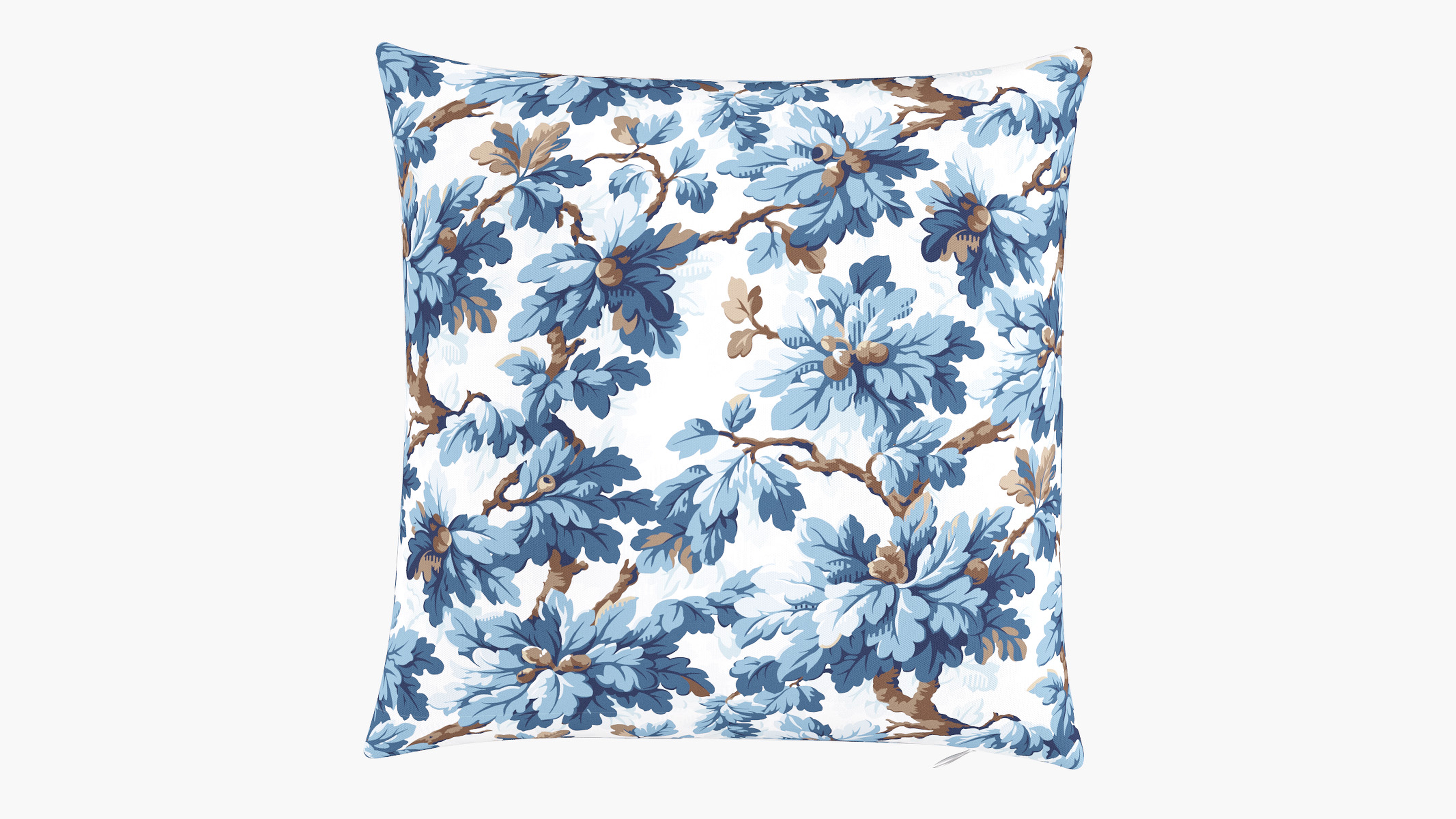 Throw Pillow 18", Delft Woodland, 18" x 18" - The Inside