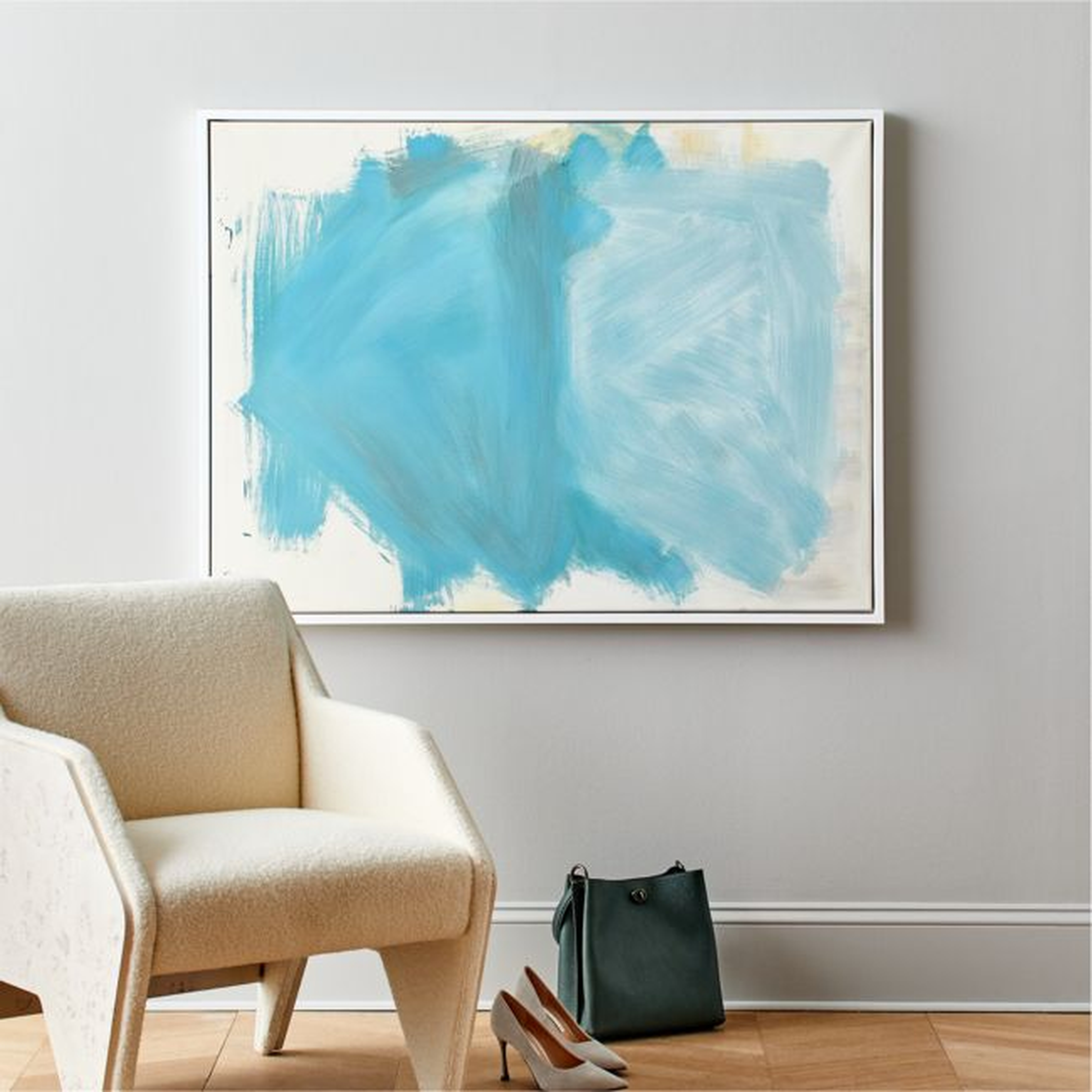 Stratosphere Painting, Framed Canvas - CB2