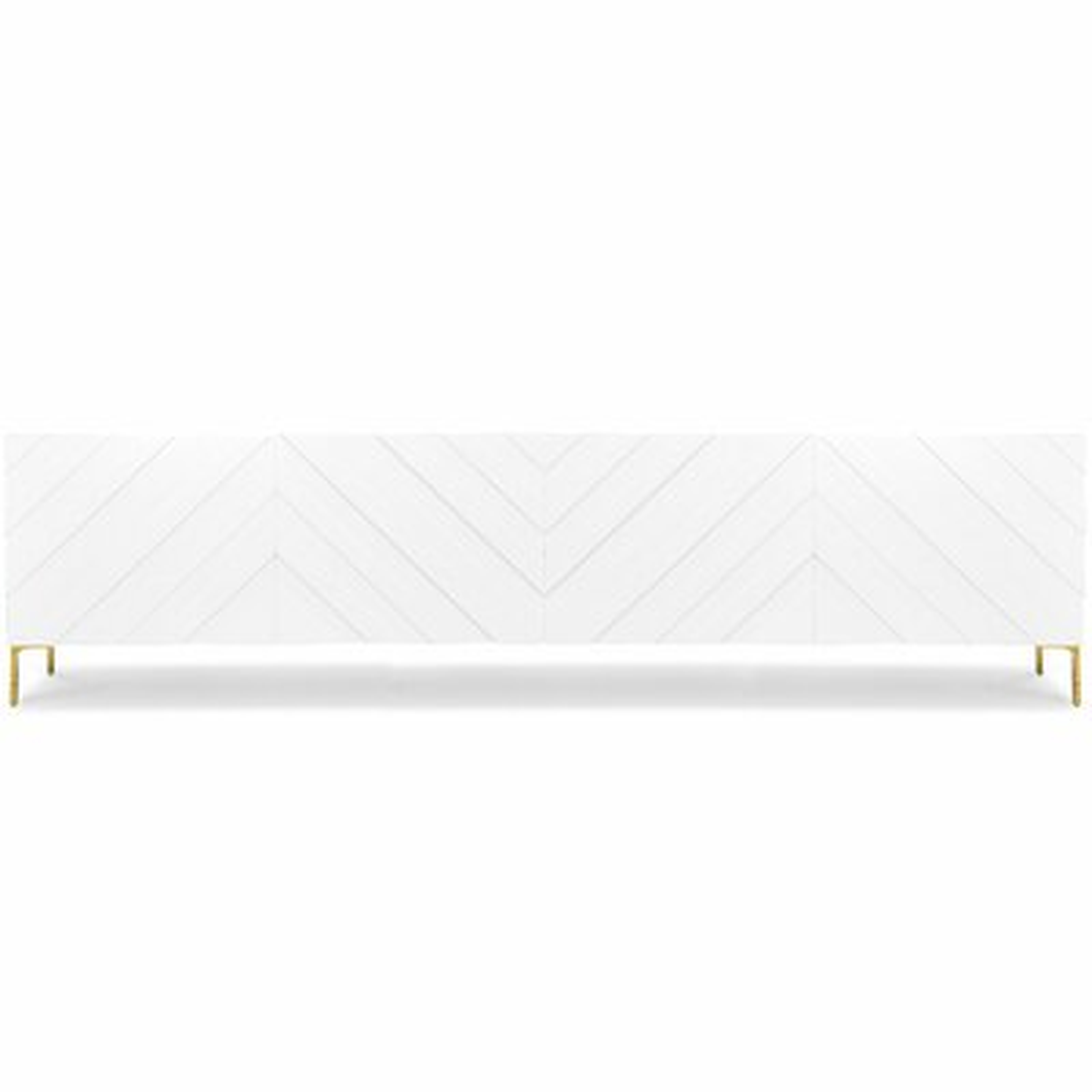 Chevron 96" Wide Credenza - Wayfair