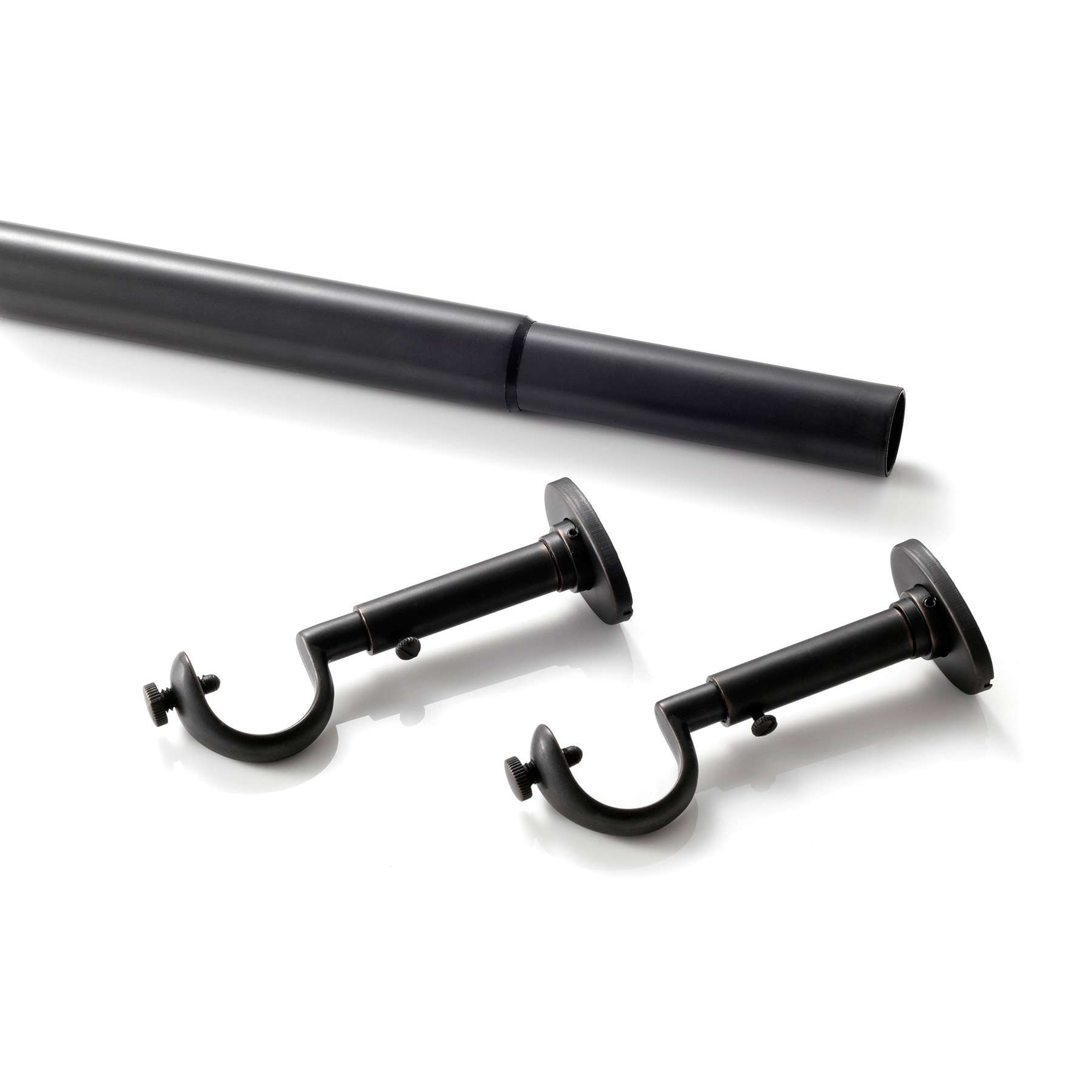 Stockbridge Oil Rubbed Bronze Curtain Rod - Dash and Albert