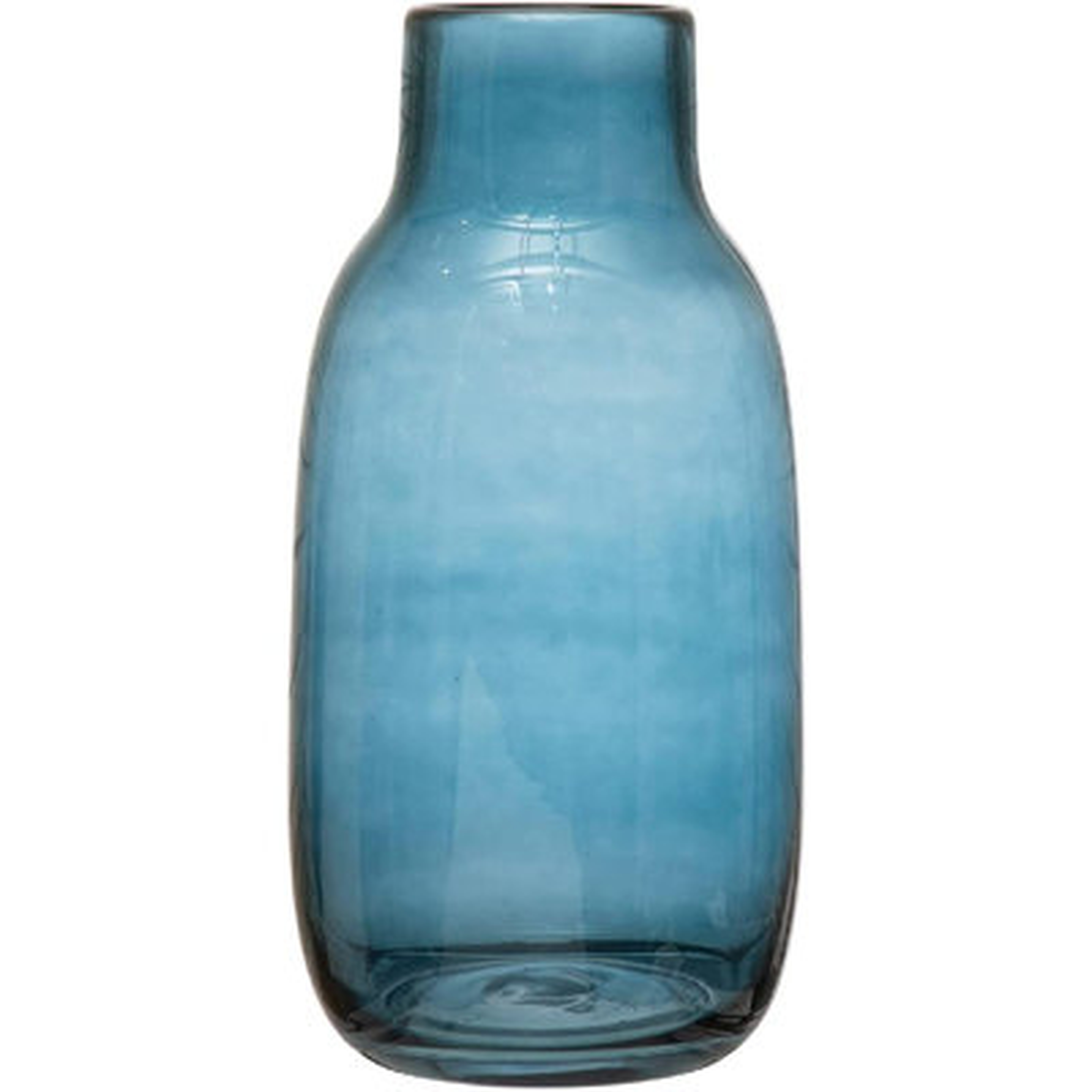 Glass, Blue Vase - Wayfair