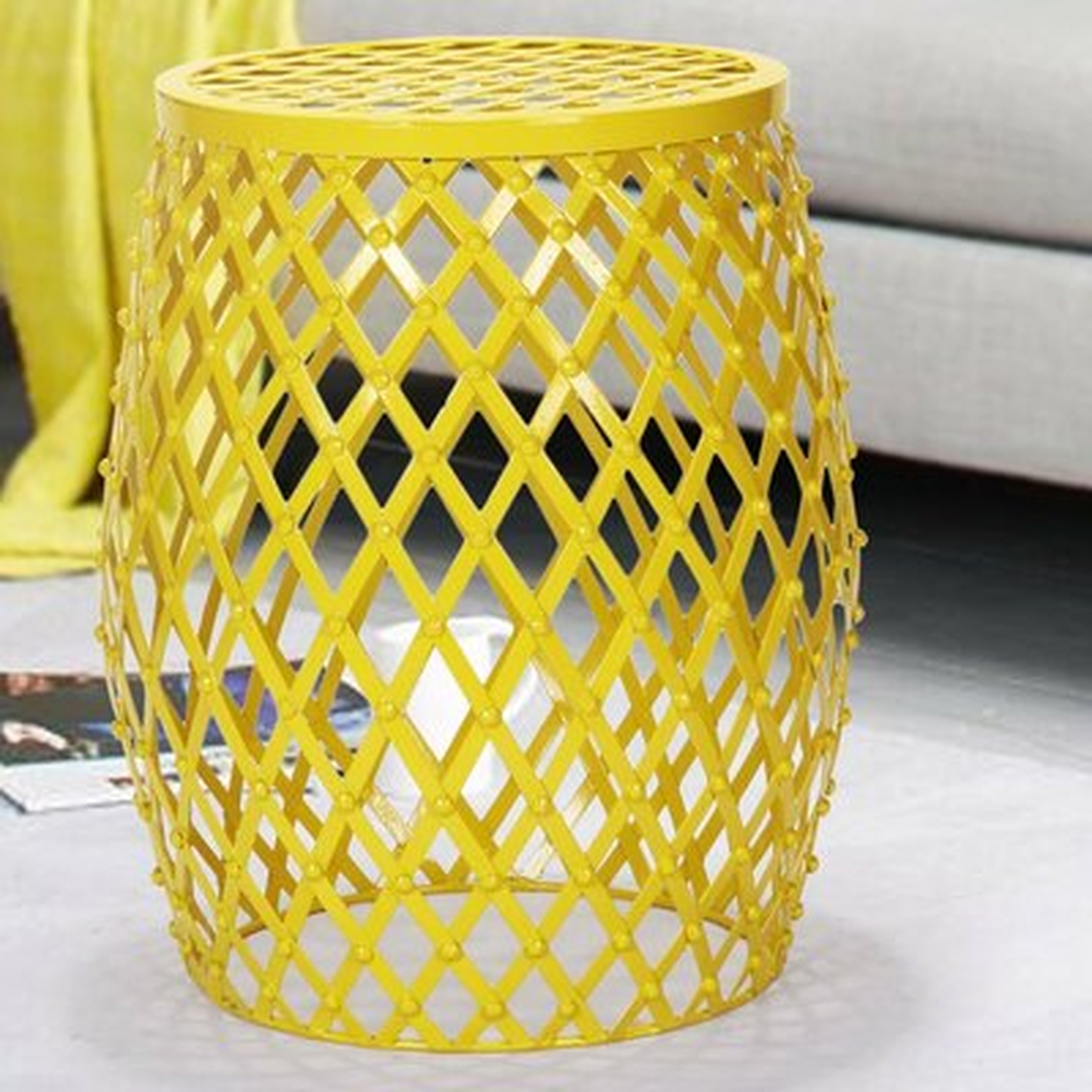 Whetzel Metal Side Table - Wayfair