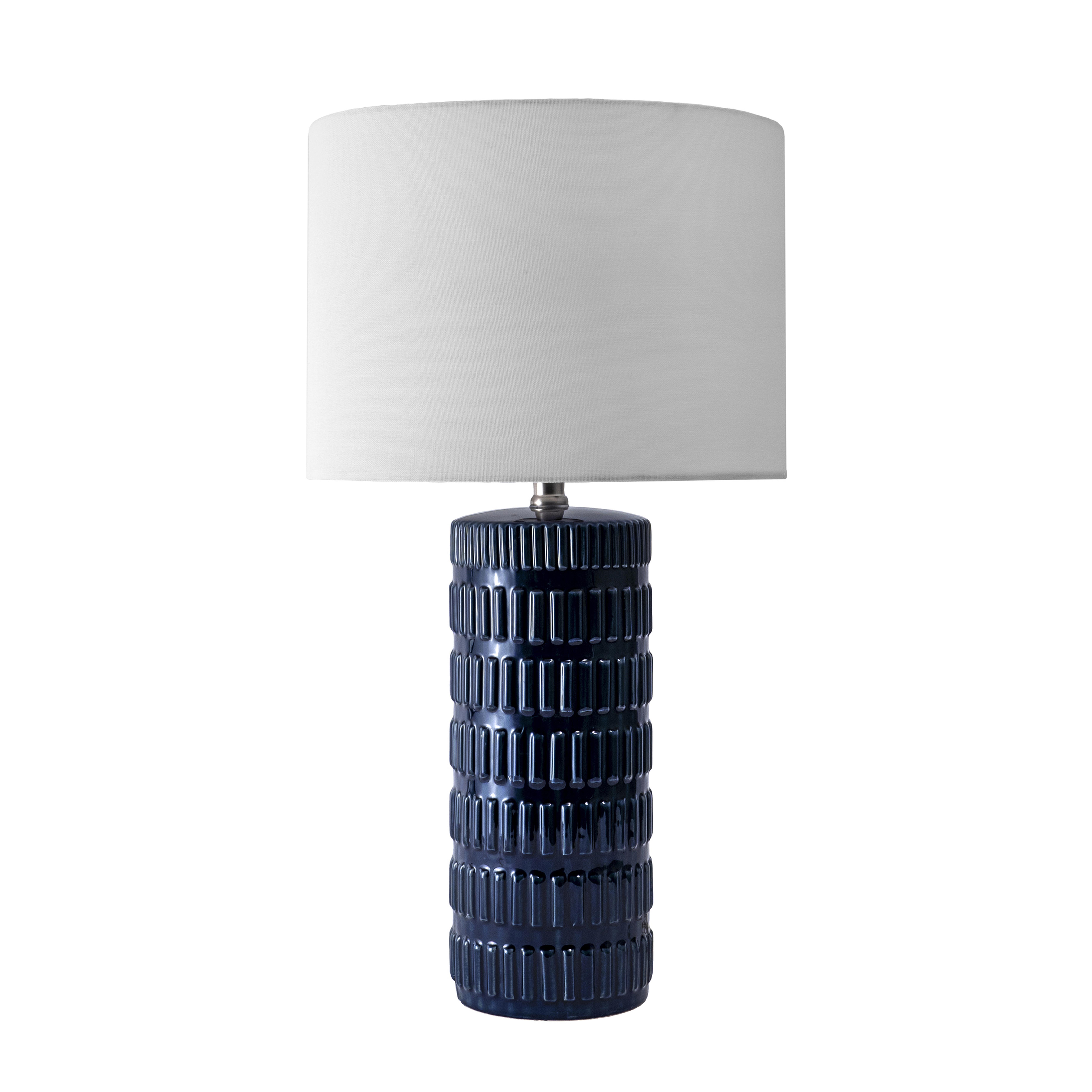 Franklin Ceramic Table Lamp, Blue - Loom 23