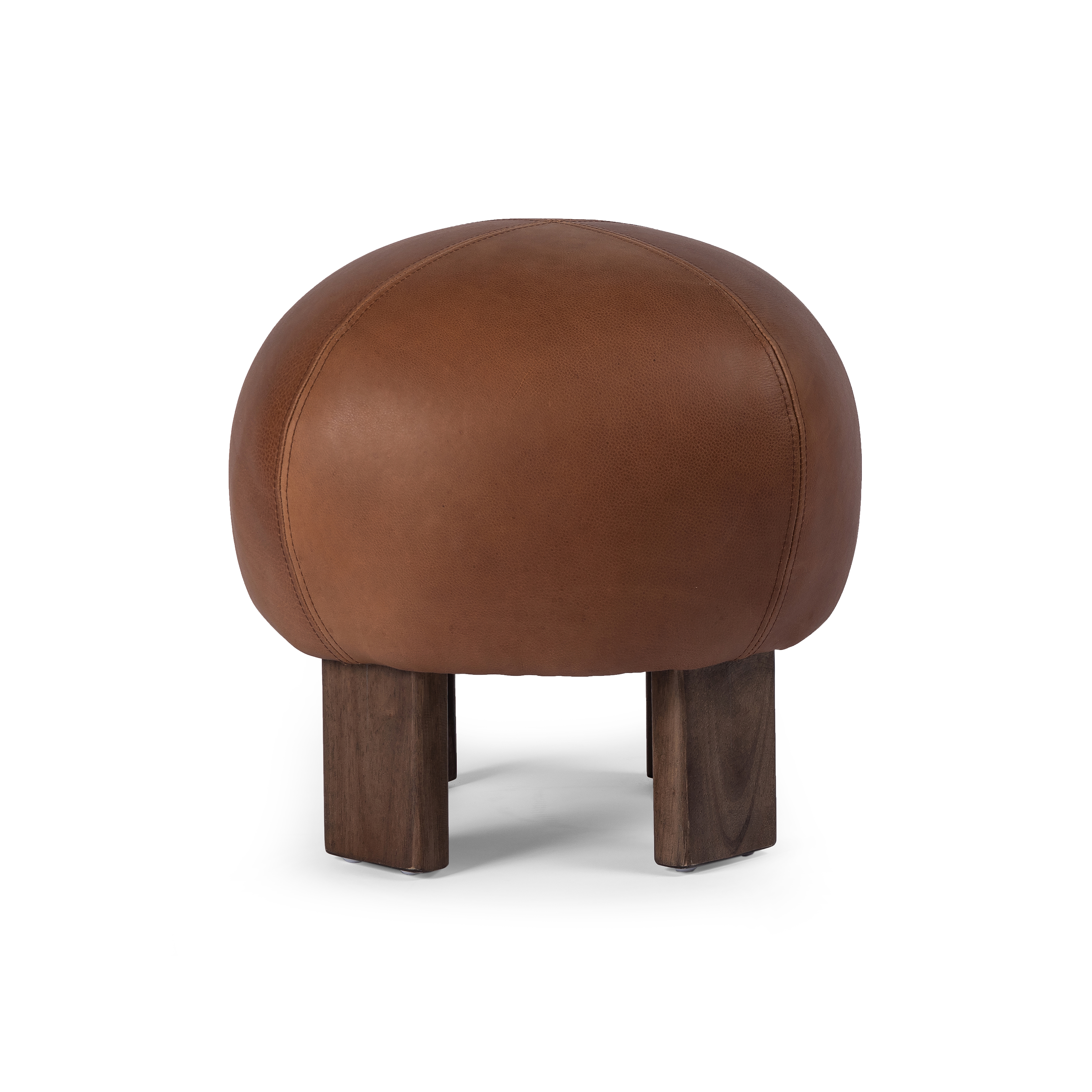 Alma Ottoman - Brickhouse Cognac - Four Hands