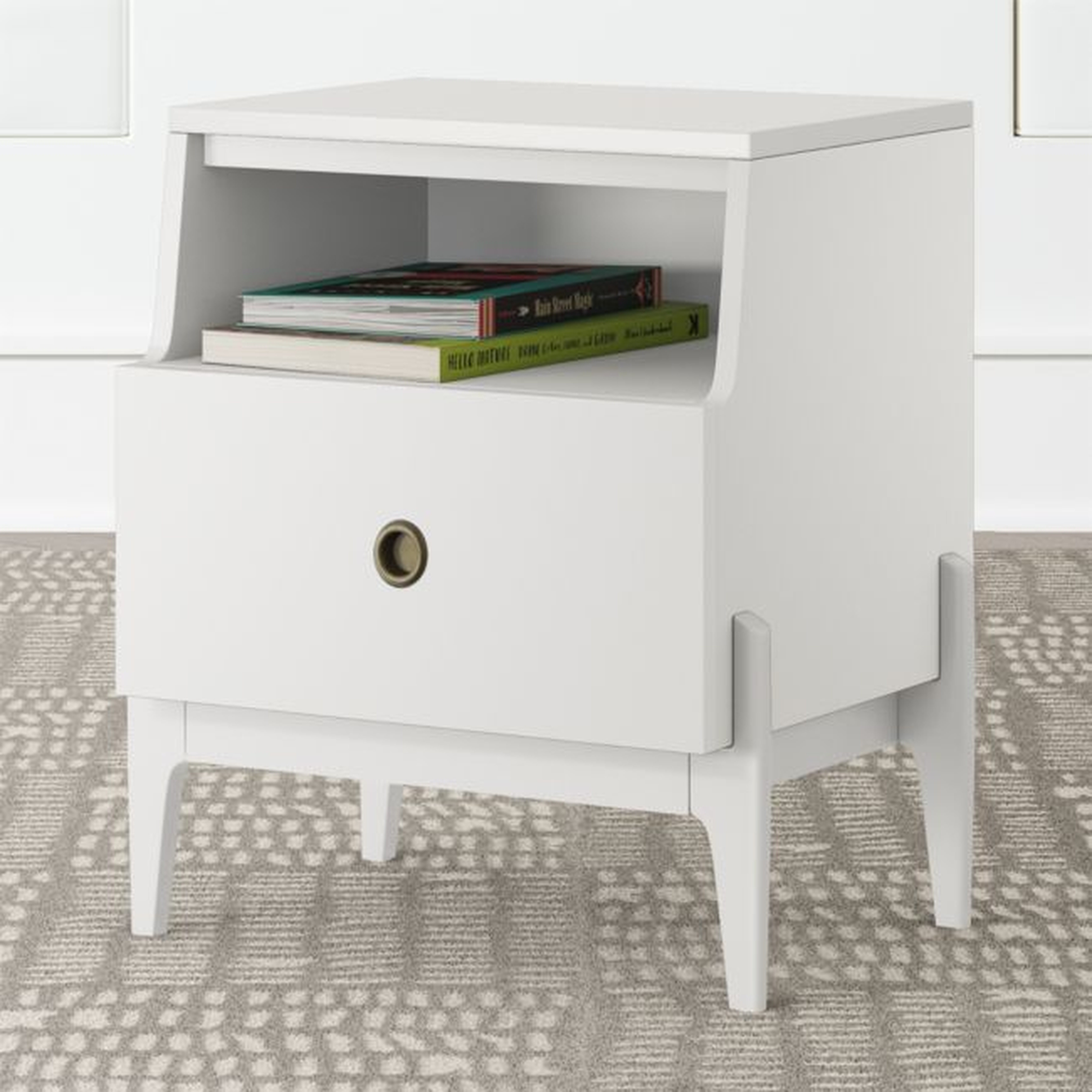 Kids Wrightwood White Nightstand - Crate and Barrel