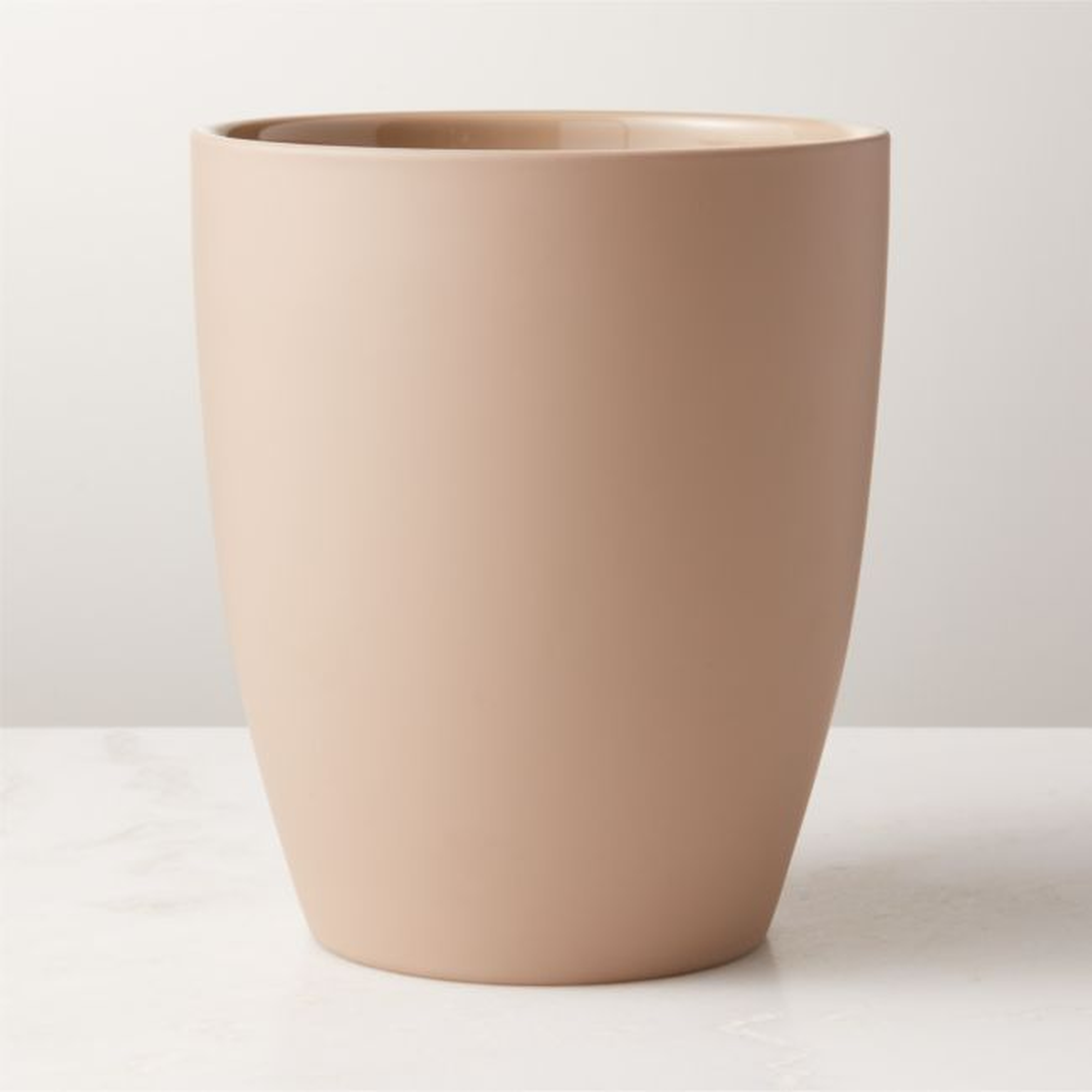 Rubber-Coated Sand Wastebasket - CB2