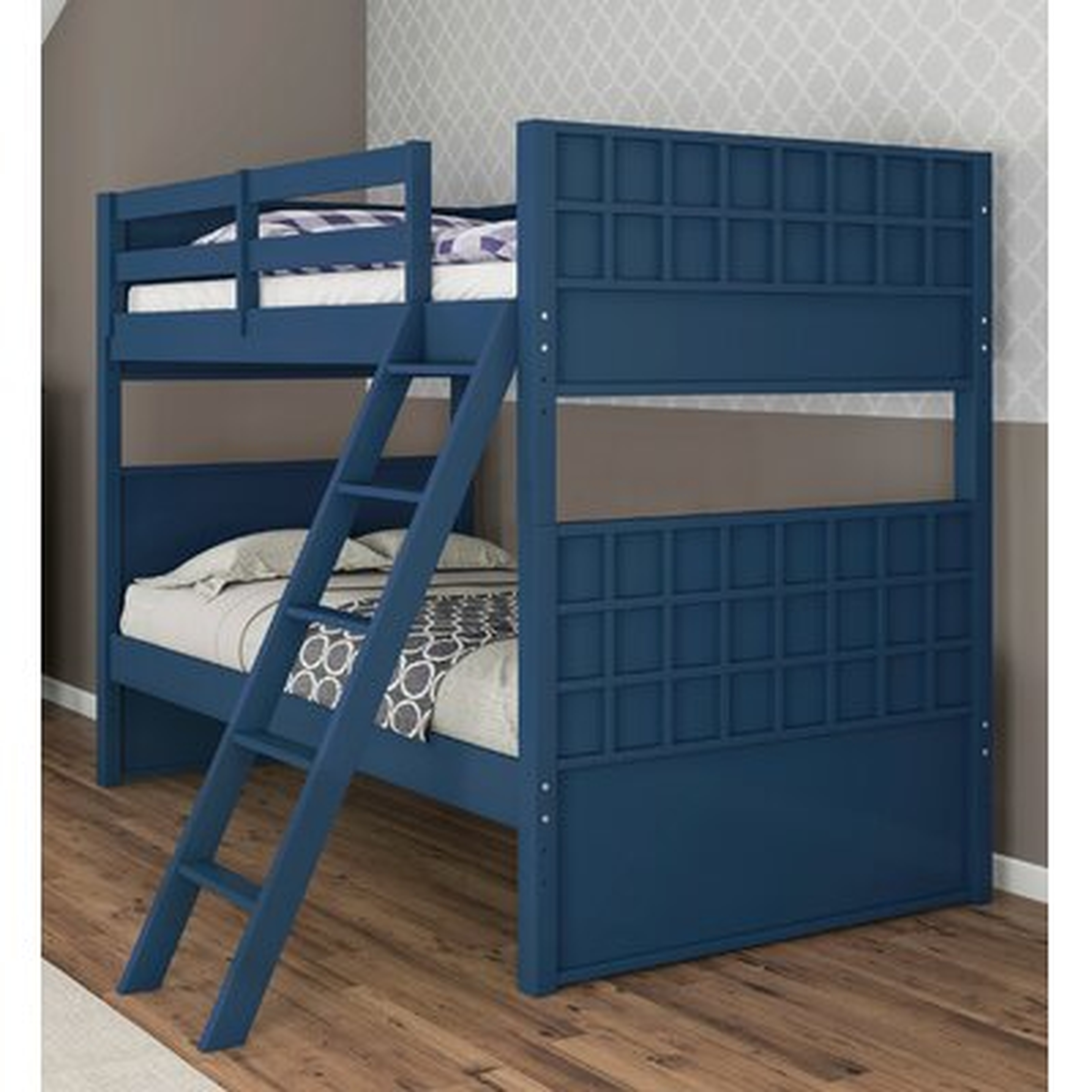 Symerton Dove Gray Full Over Full Bunkbed - Wayfair