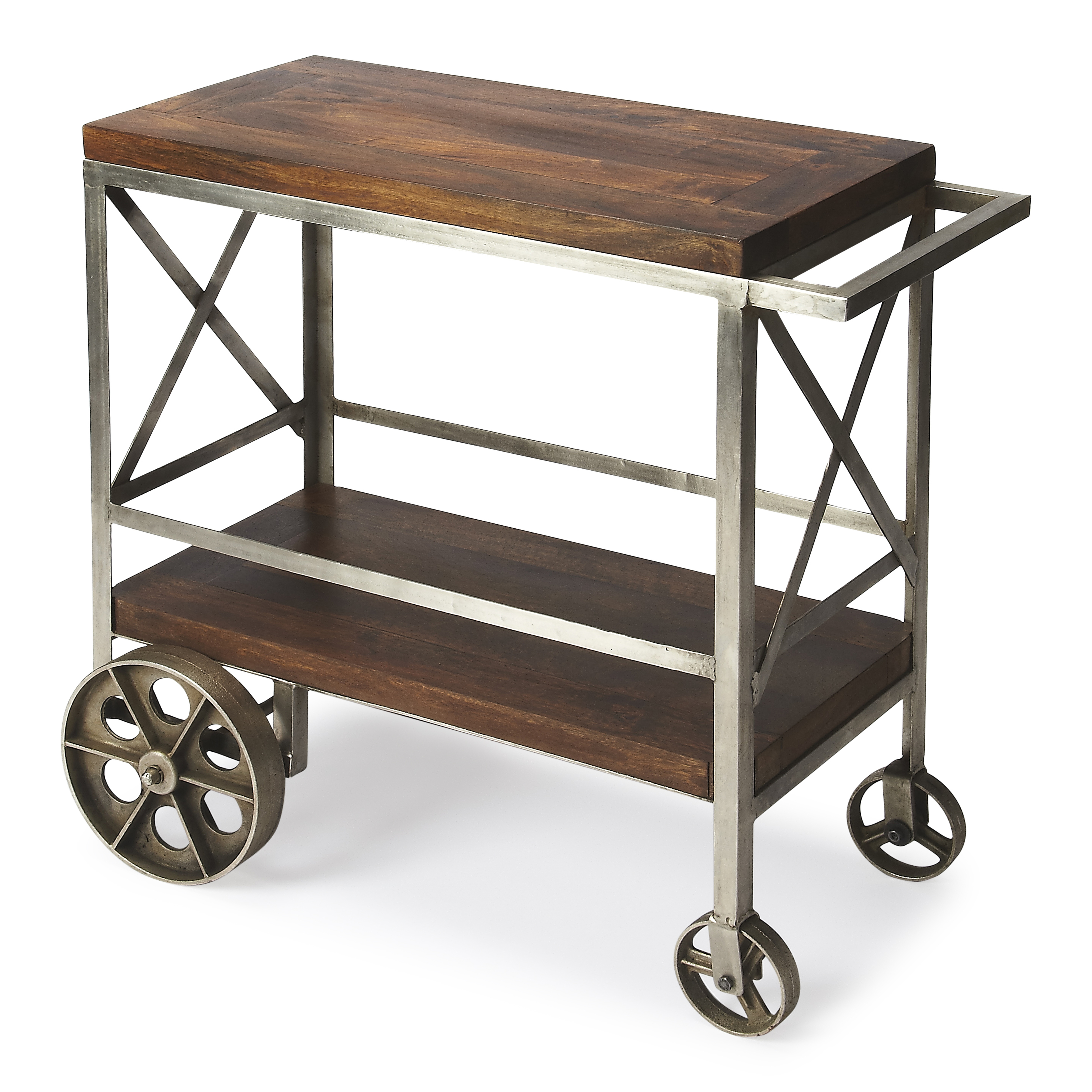 Merrill Industrial Chic Bar Cart - Blake Studio
