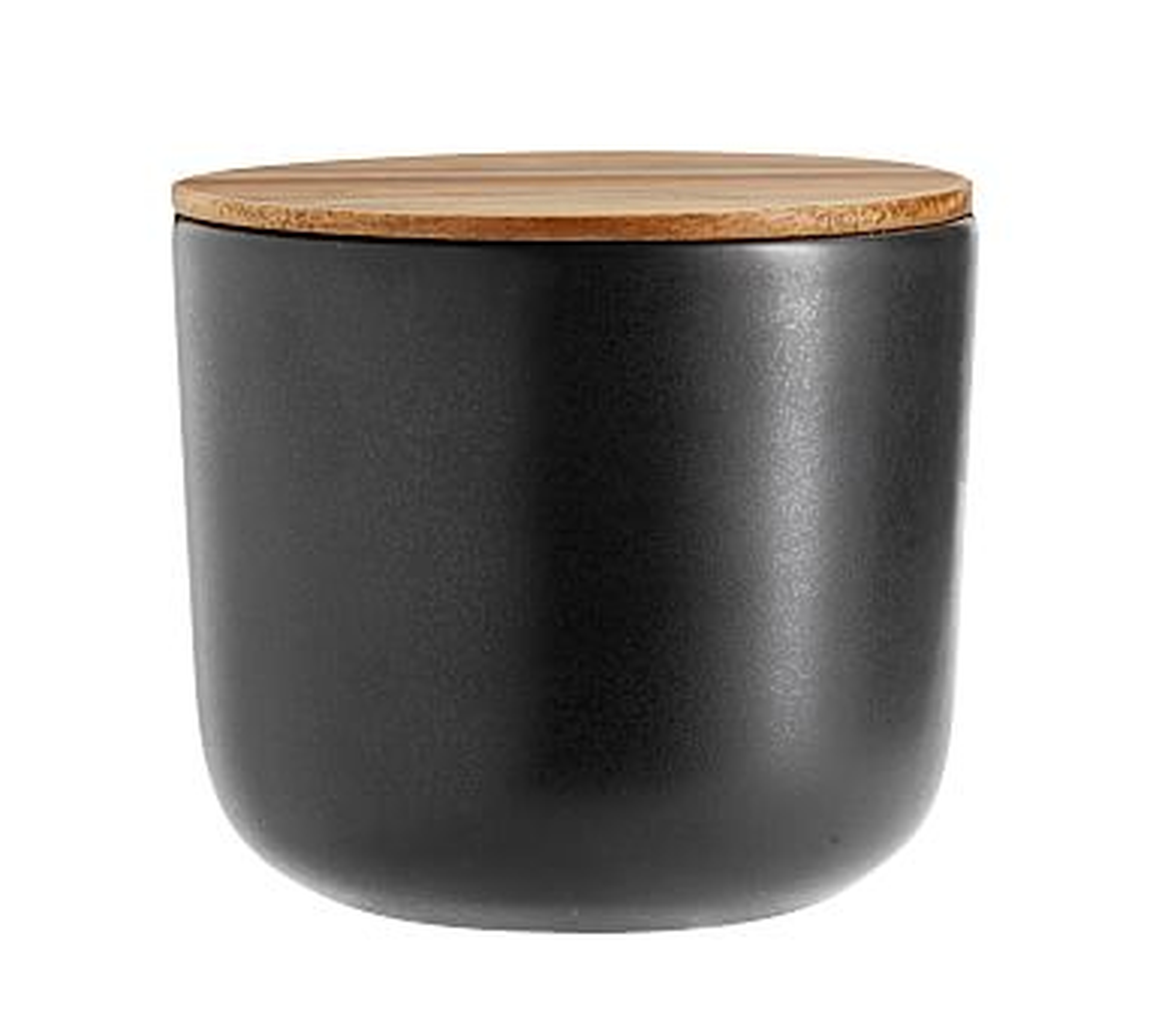 Mason Canister, Small - Charcoal - Pottery Barn