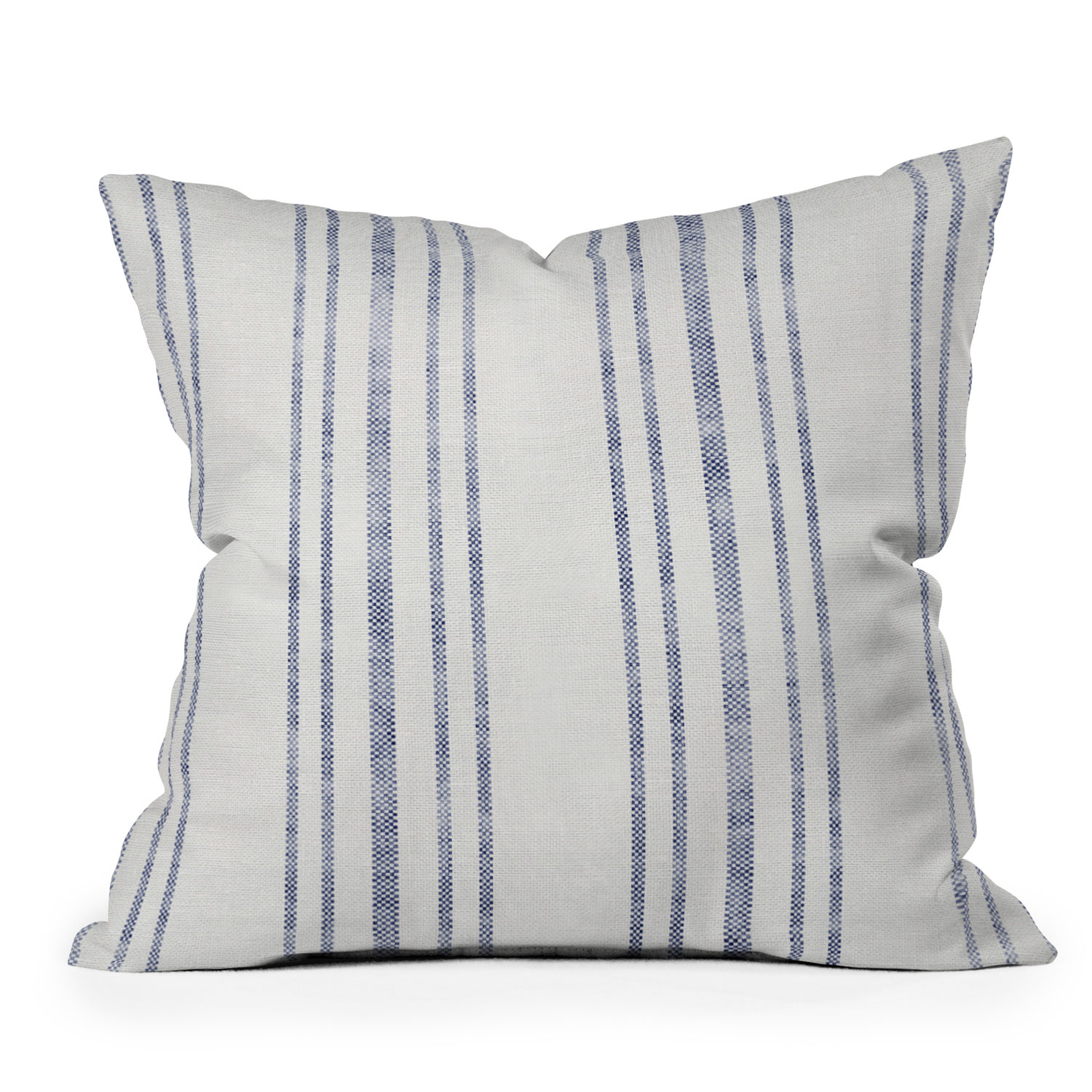 Aegean Multi Stripe by Holli Zollinger - Outdoor Throw Pillow 18" x 18" - Wander Print Co.