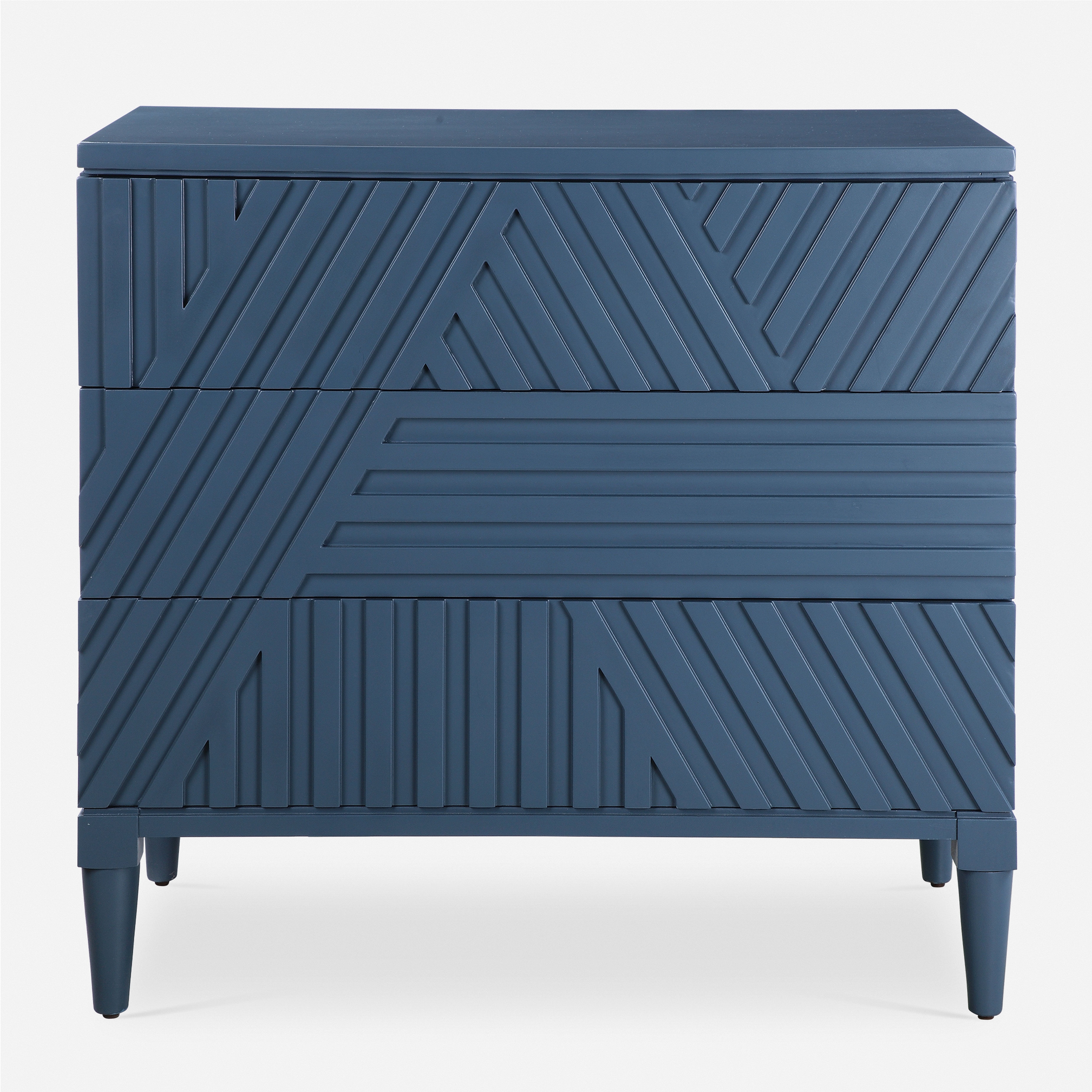 Colby Blue Drawer Chest - Uttermost