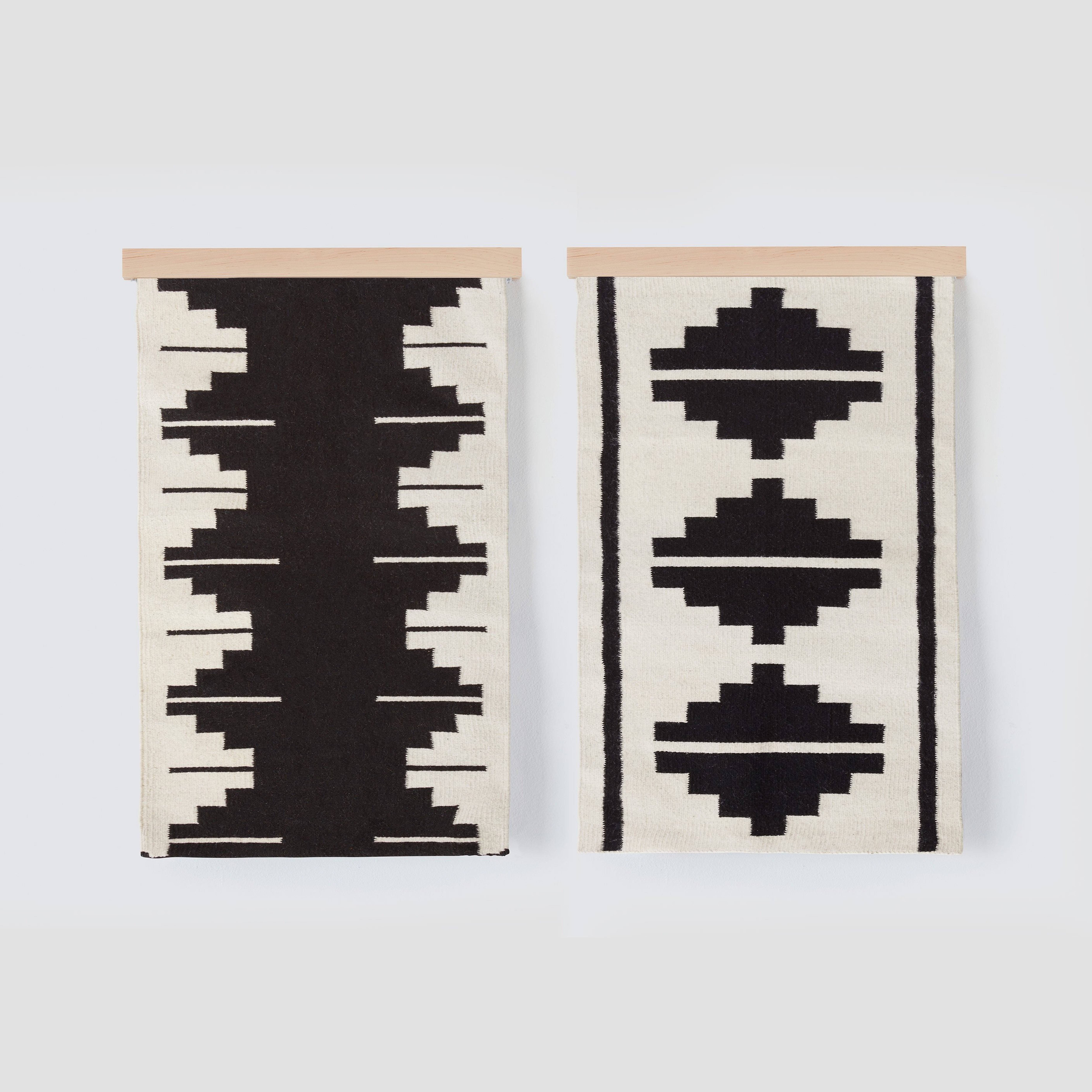 Wall Hanging Set - Black & White Series By The Citizenry - The Citizenry